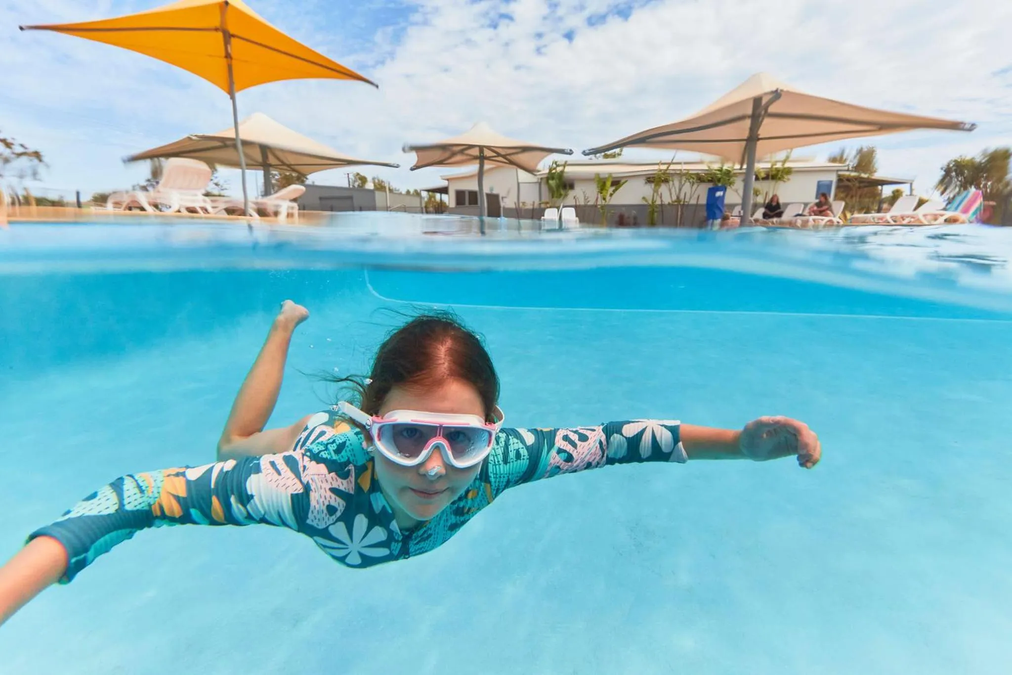 People in RAC Exmouth Cape Holiday Park