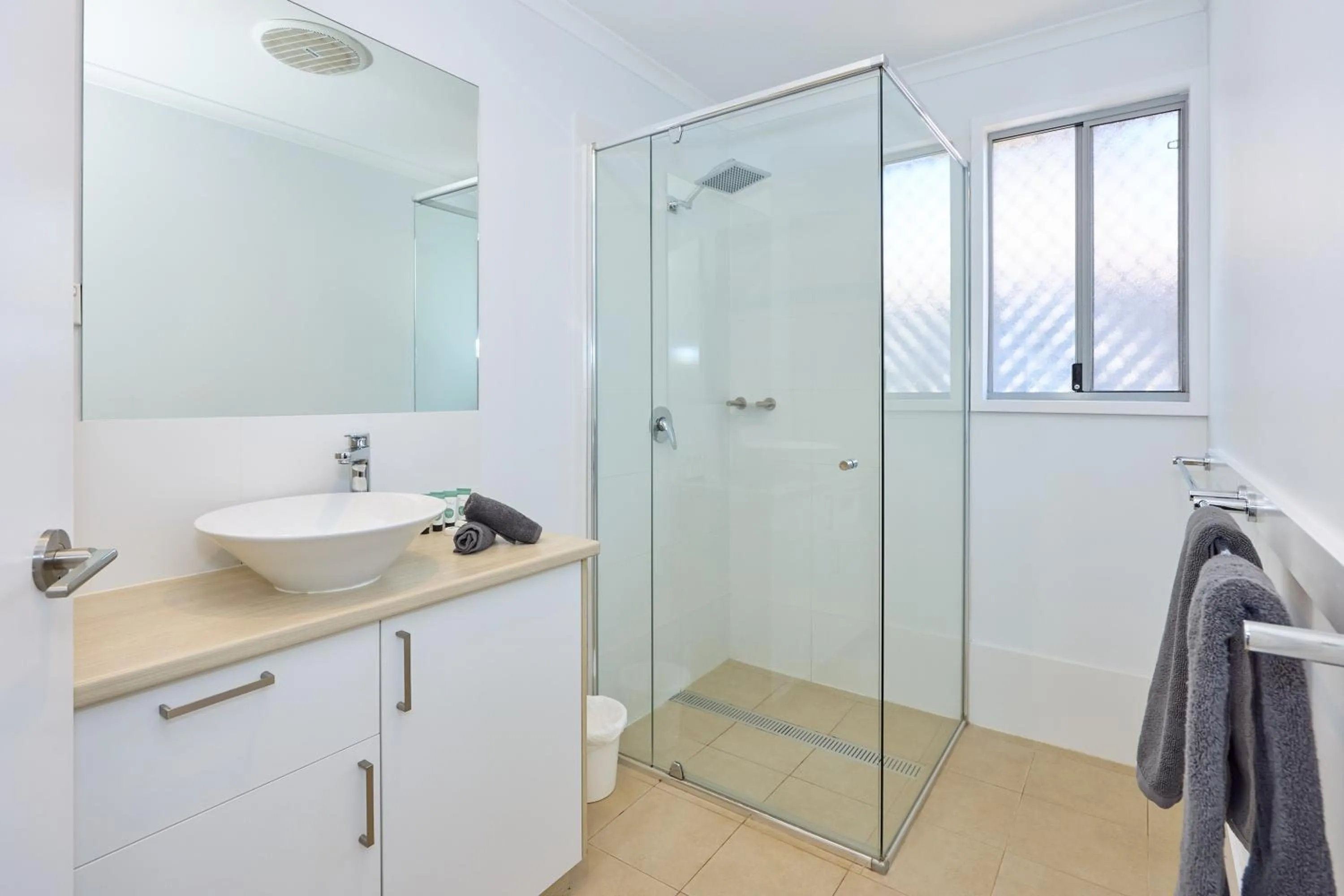 Bathroom in RAC Exmouth Cape Holiday Park