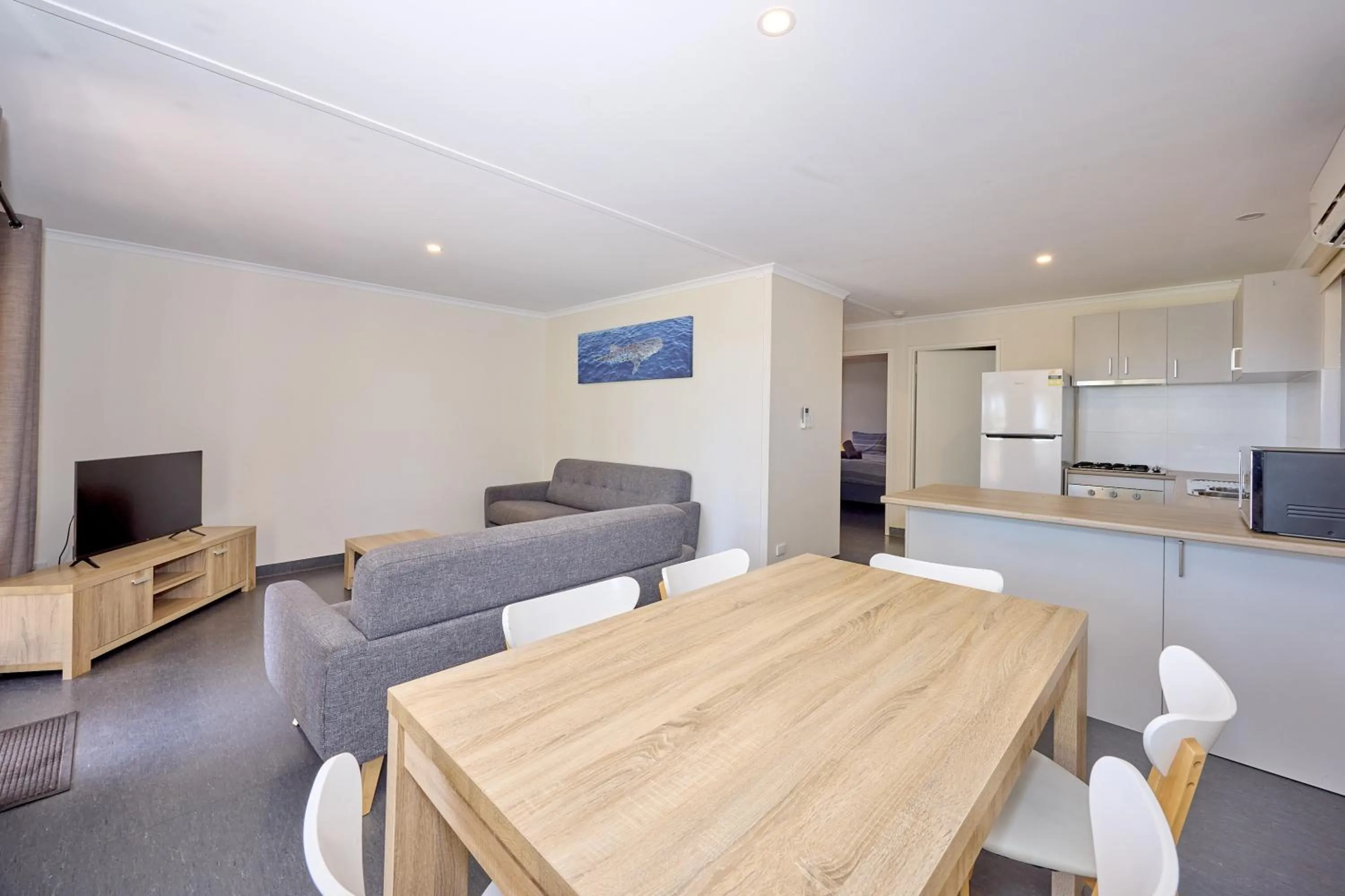 Kitchen or kitchenette in RAC Exmouth Cape Holiday Park