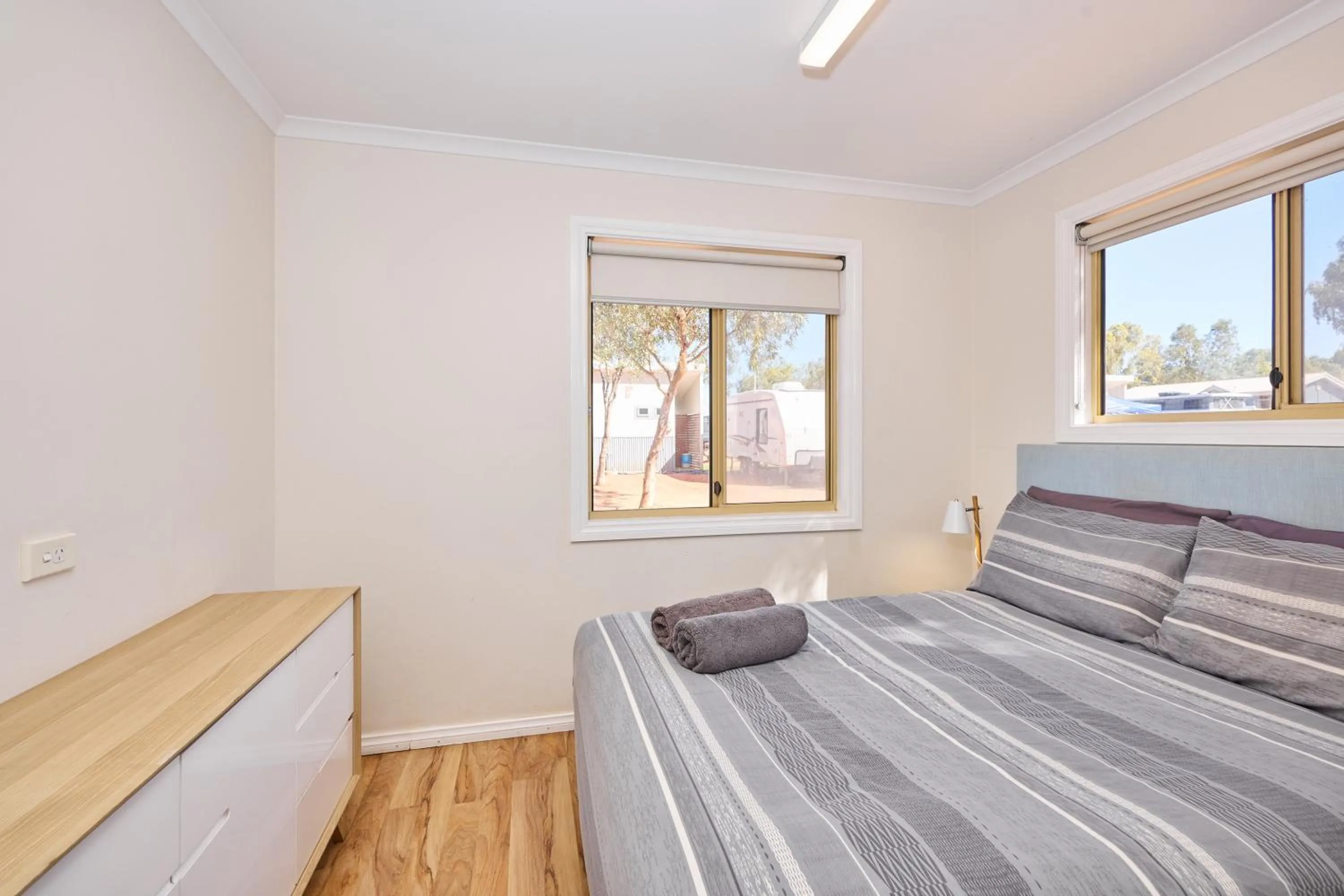 Bedroom, Bed in RAC Exmouth Cape Holiday Park