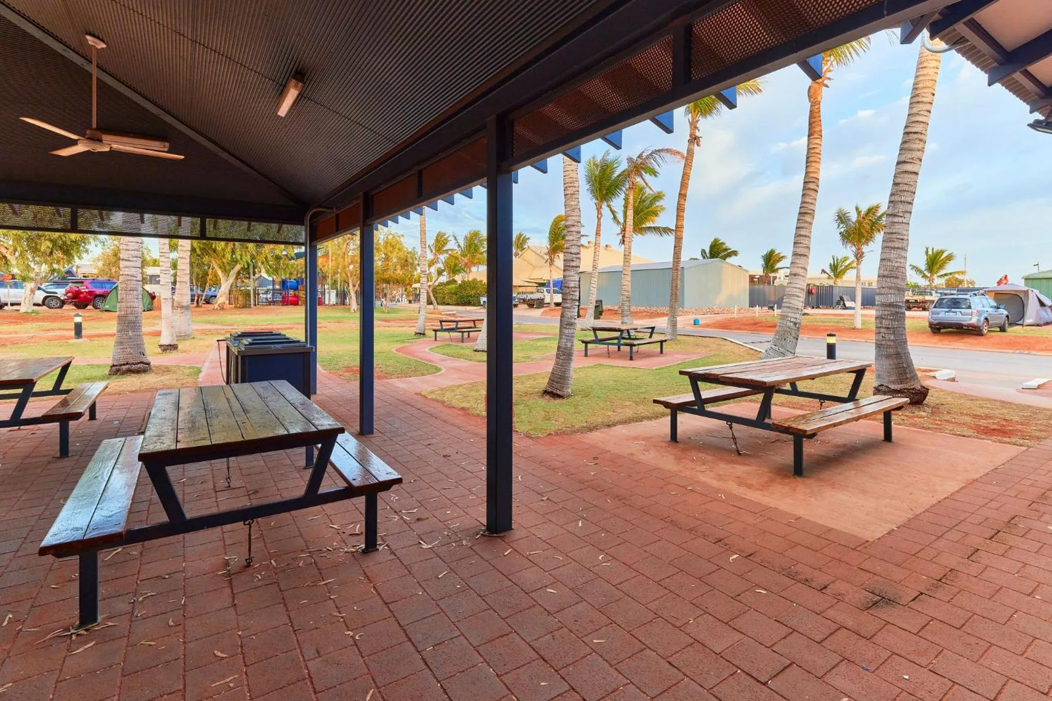 Patio in RAC Exmouth Cape Holiday Park