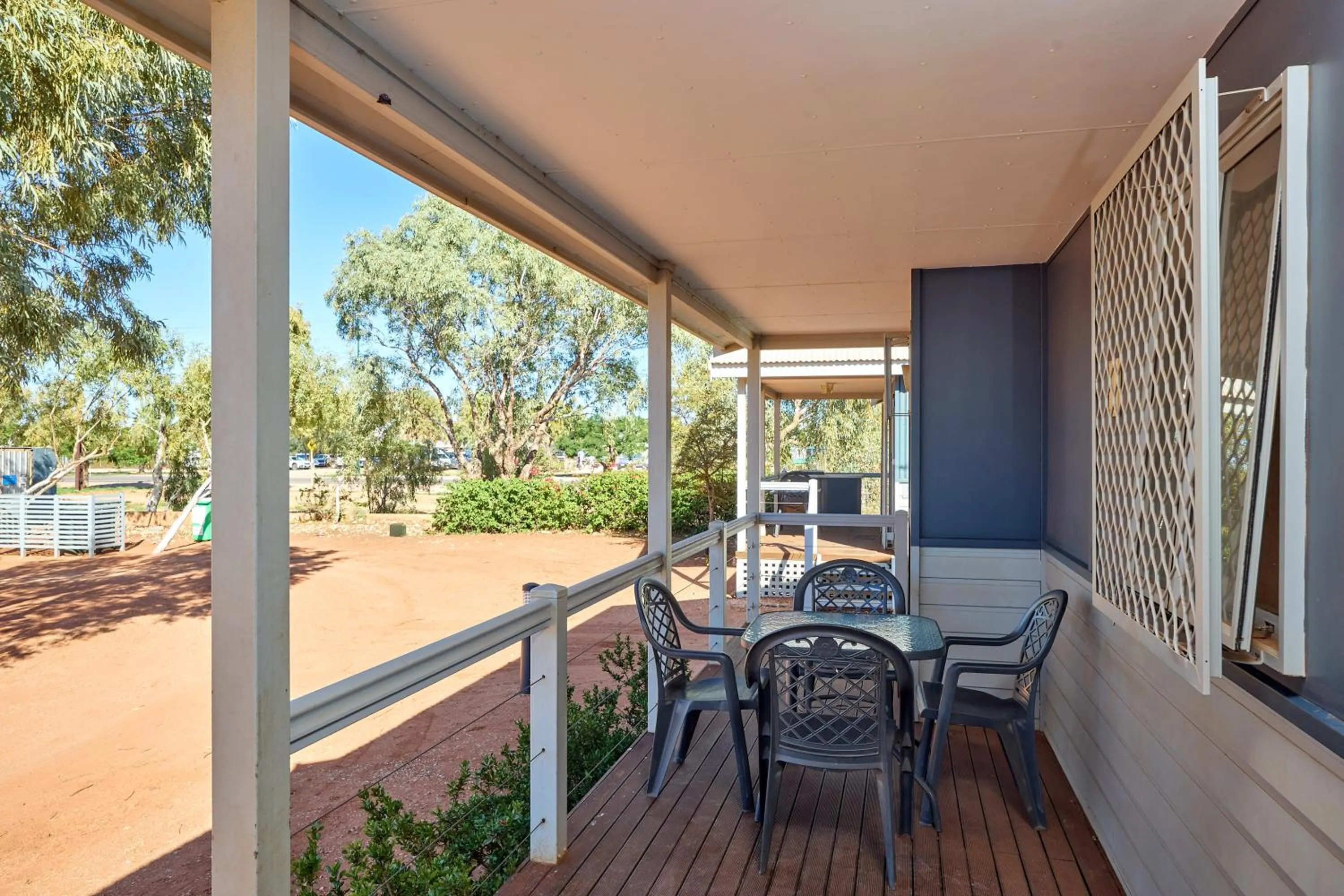Balcony/Terrace in RAC Exmouth Cape Holiday Park