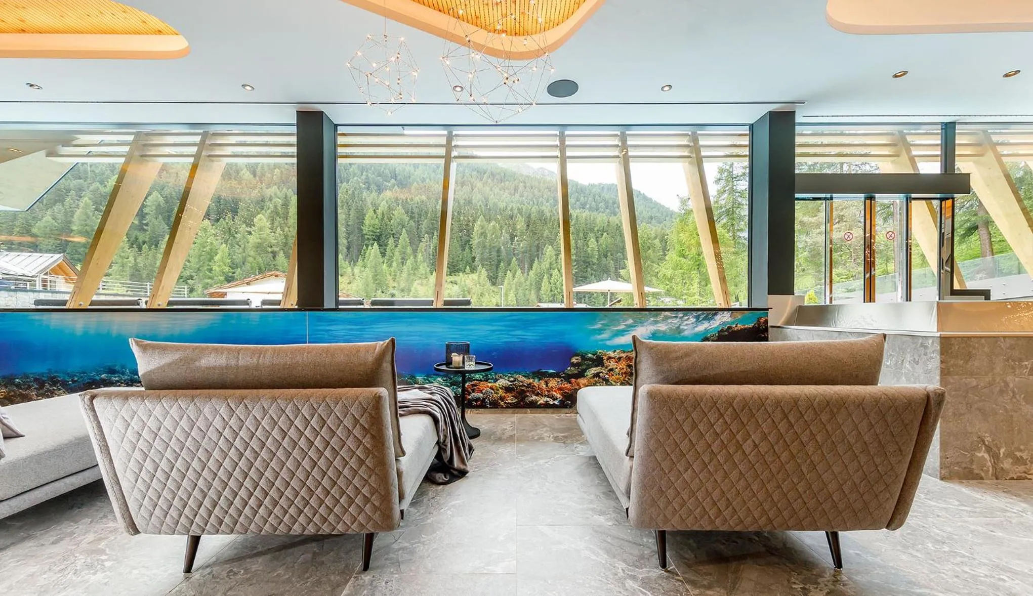 Pool view in Das Homann