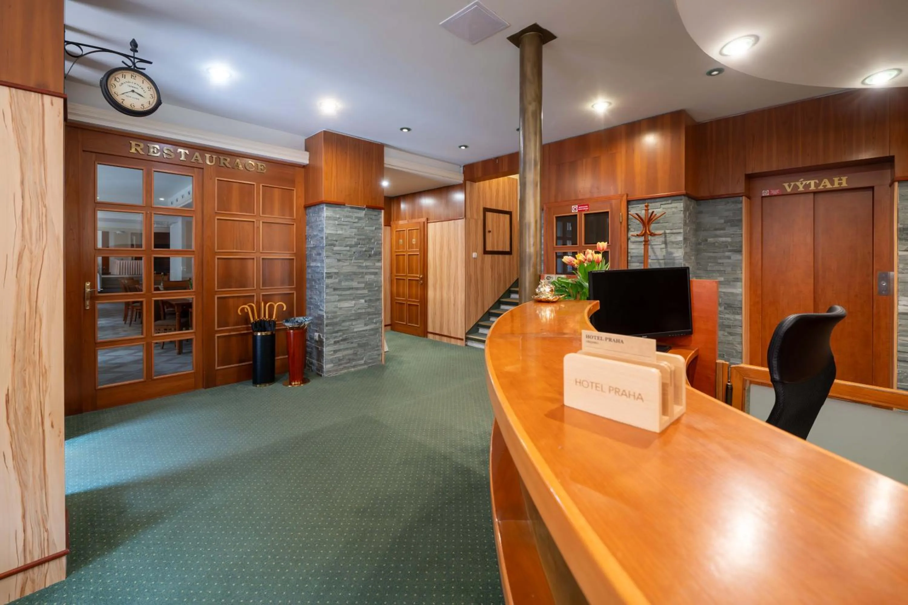 Lobby or reception in Hotel Praha