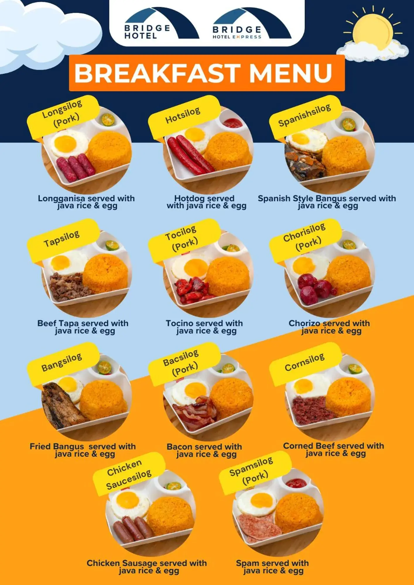 Breakfast in Bridge Hotel Breakfast in Bridge Hotel