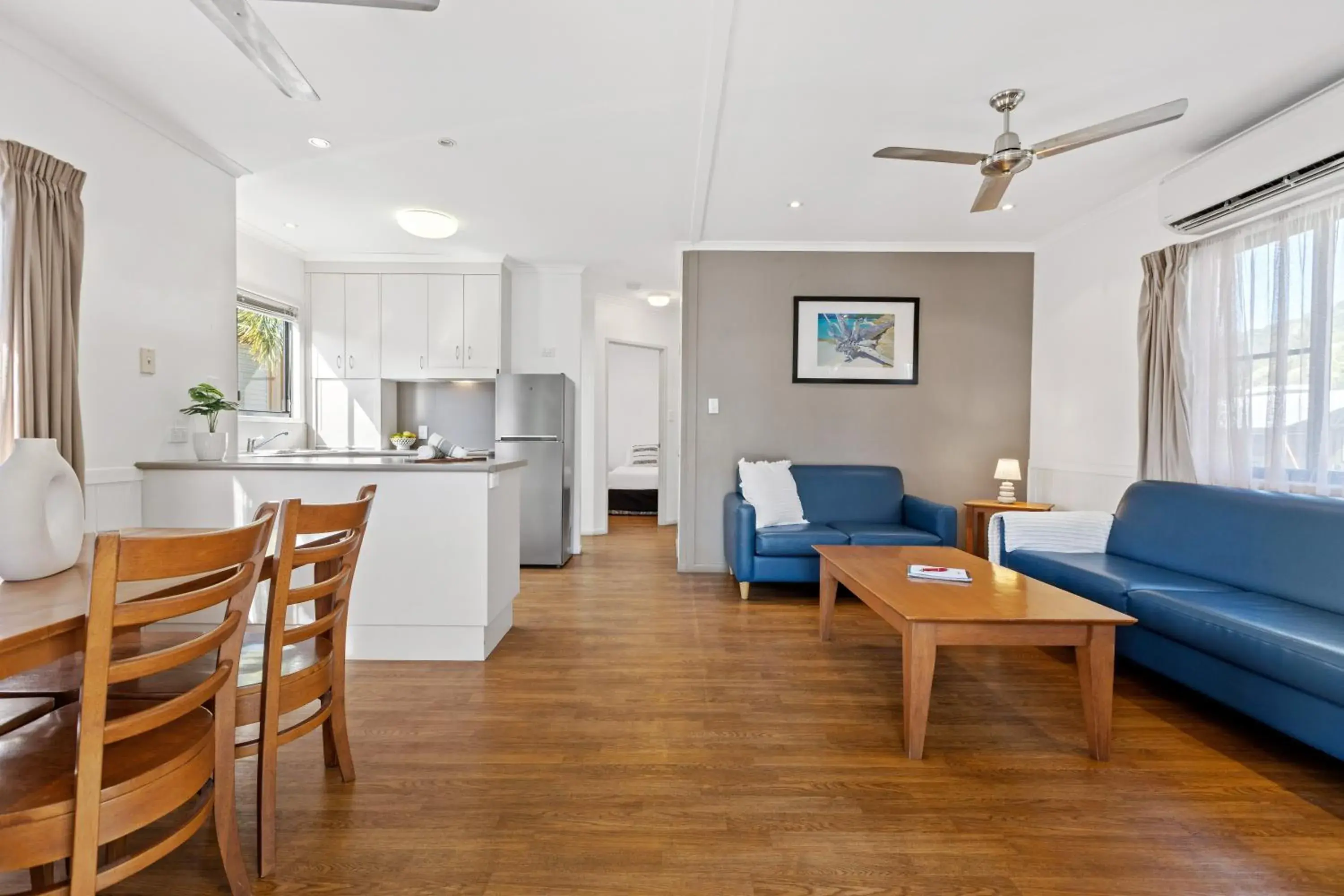 Tropical Villa - 1 Queen + 2 Singles (4 person) in Tasman Holiday Parks - Airlie Beach Tropical Villa - 1 Queen + 2 Singles (4 person) in Tasman Holiday Parks - Airlie Beach