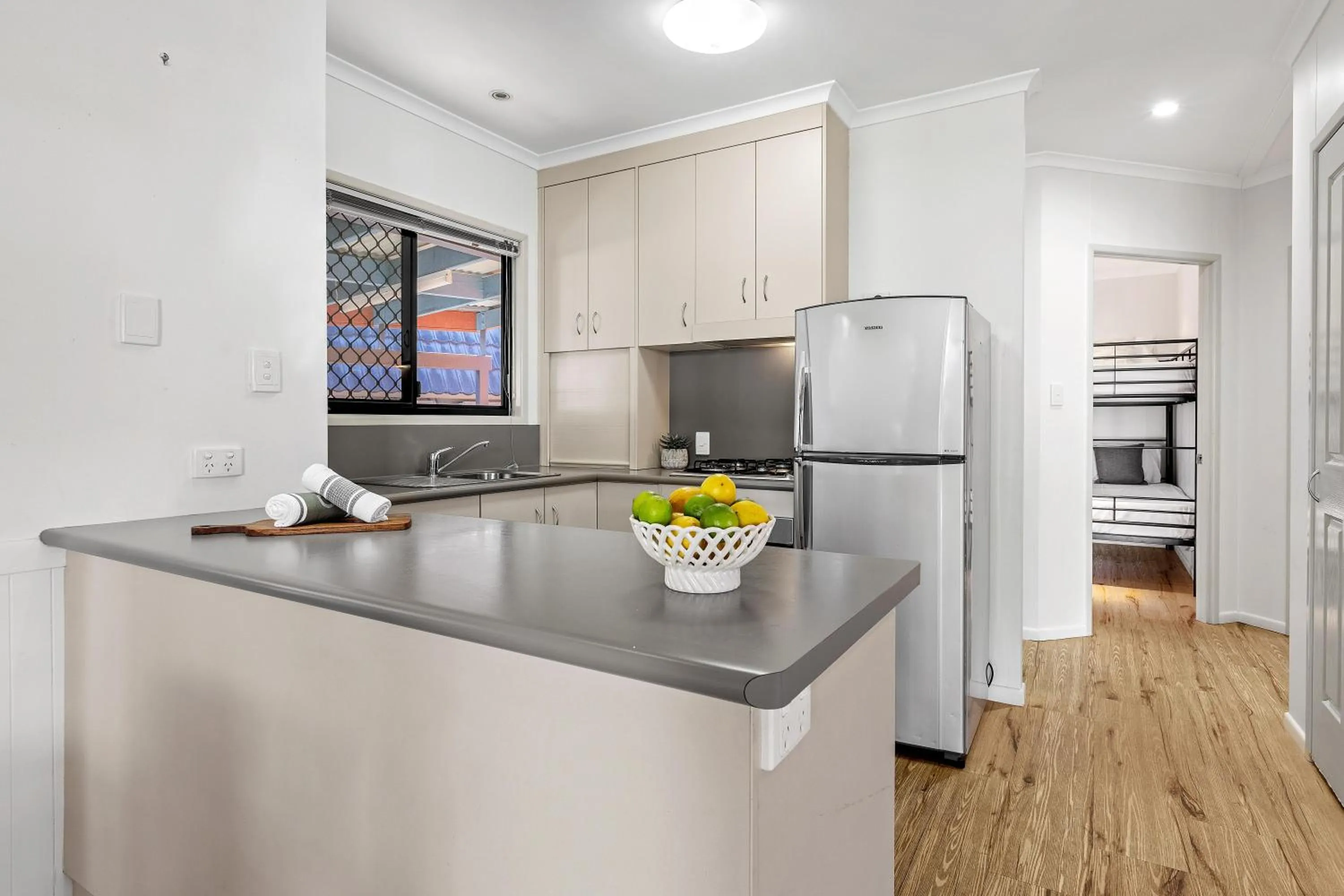 Kitchen or kitchenette in Tasman Holiday Parks - Airlie Beach