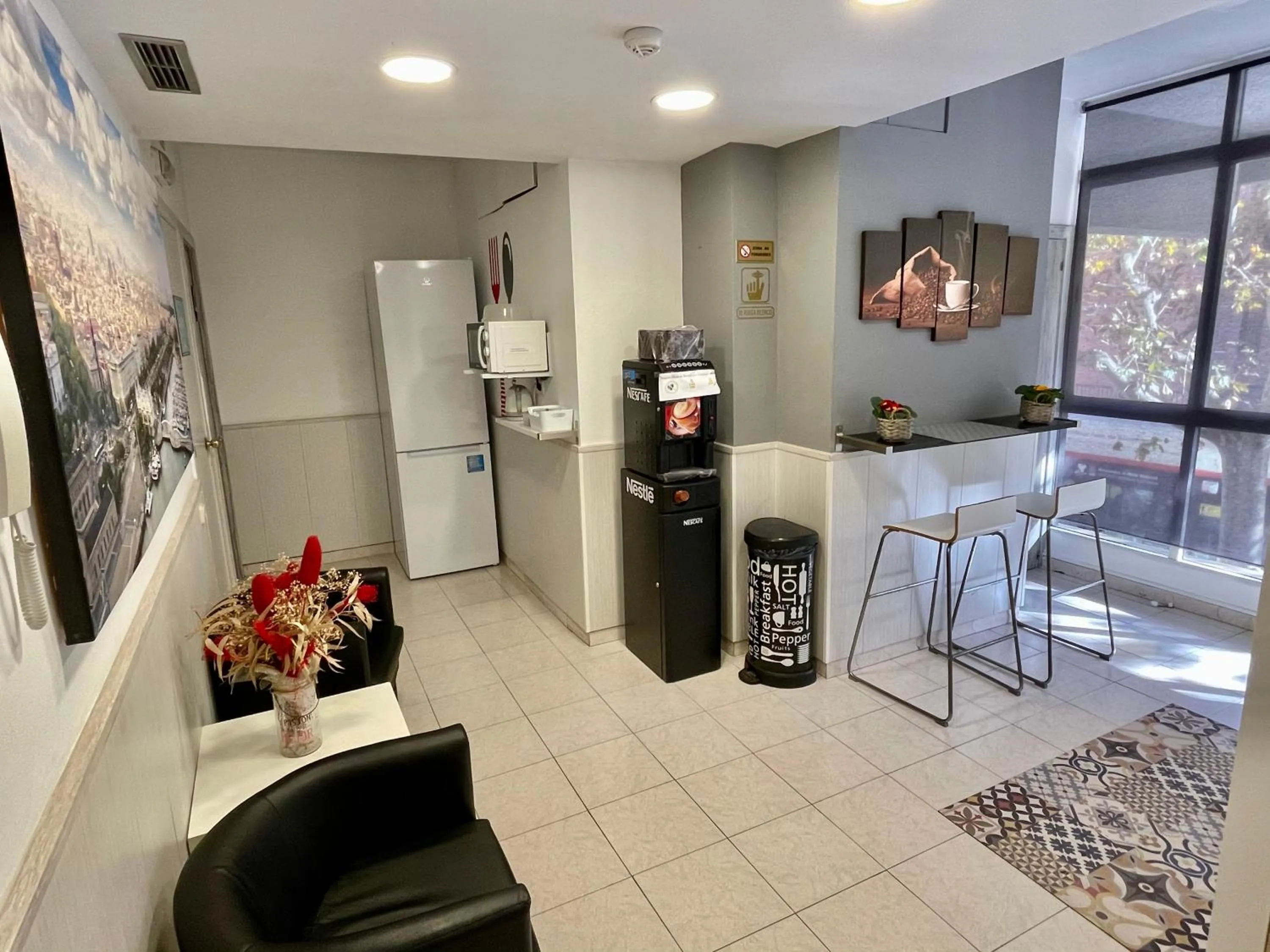 Decorative detail in Hostal Lleida