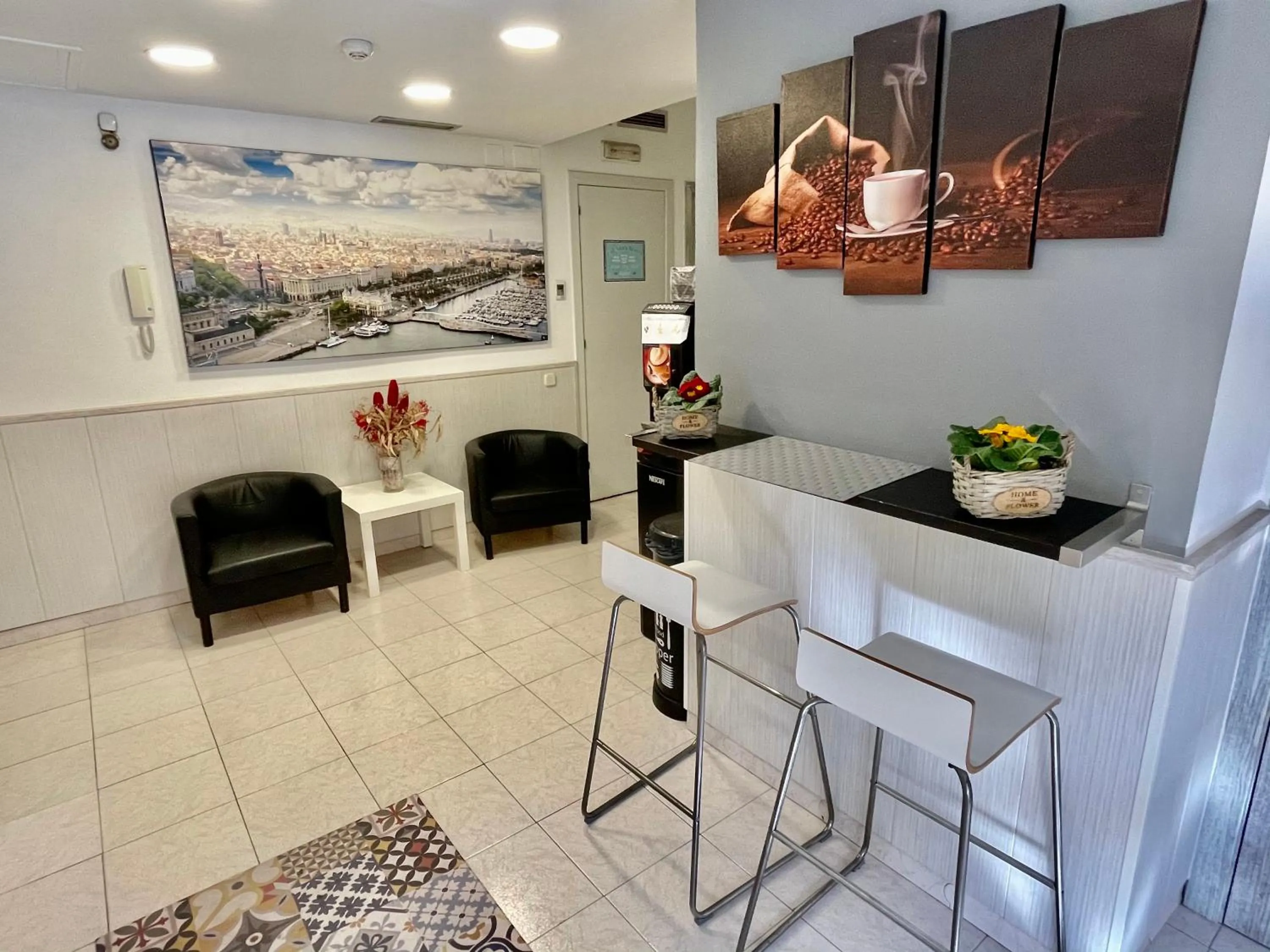 Decorative detail in Hostal Lleida