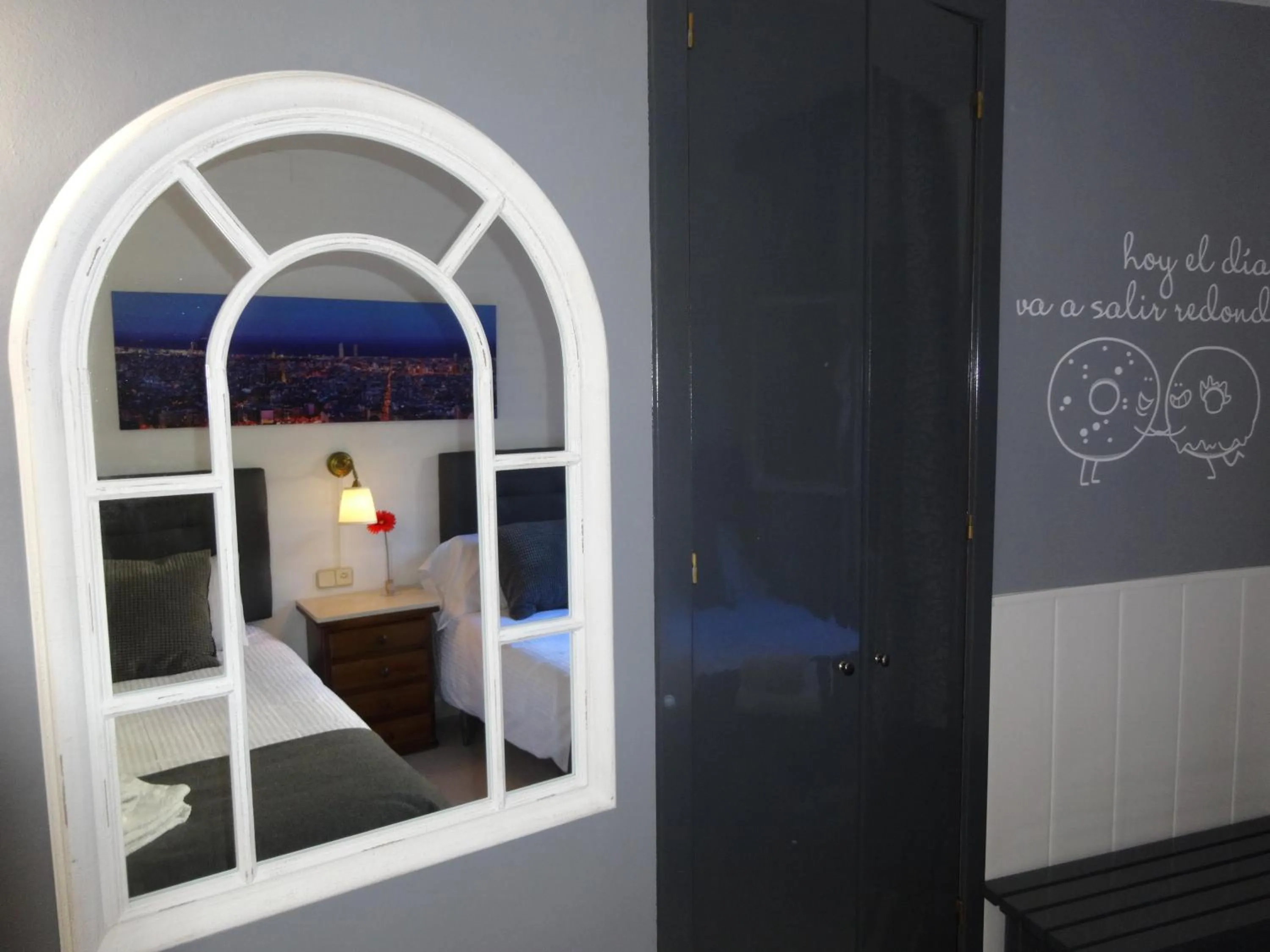 Decorative detail in Hostal Lleida