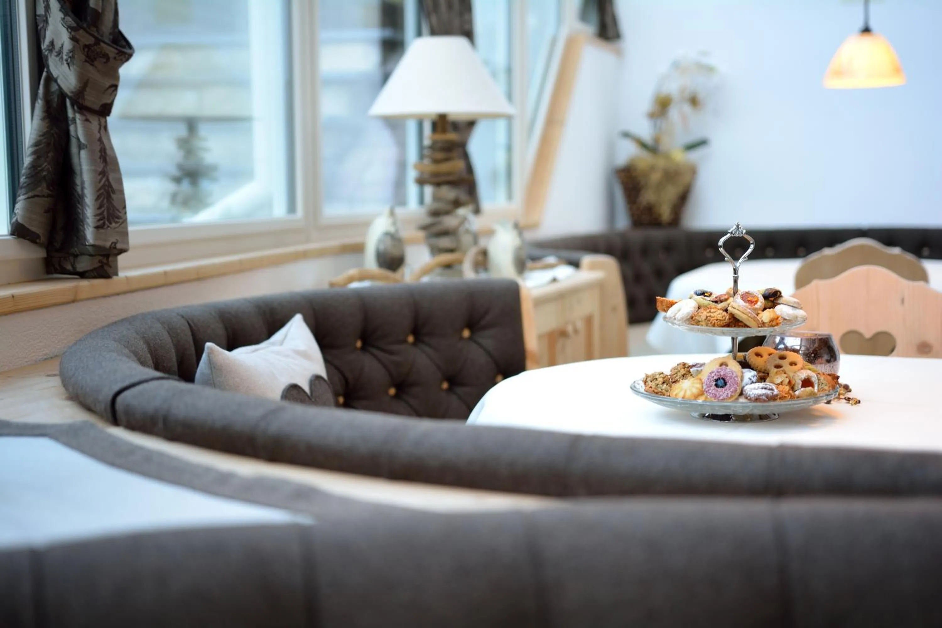 Seating area in Garni Hotel and Apartments Wildbach