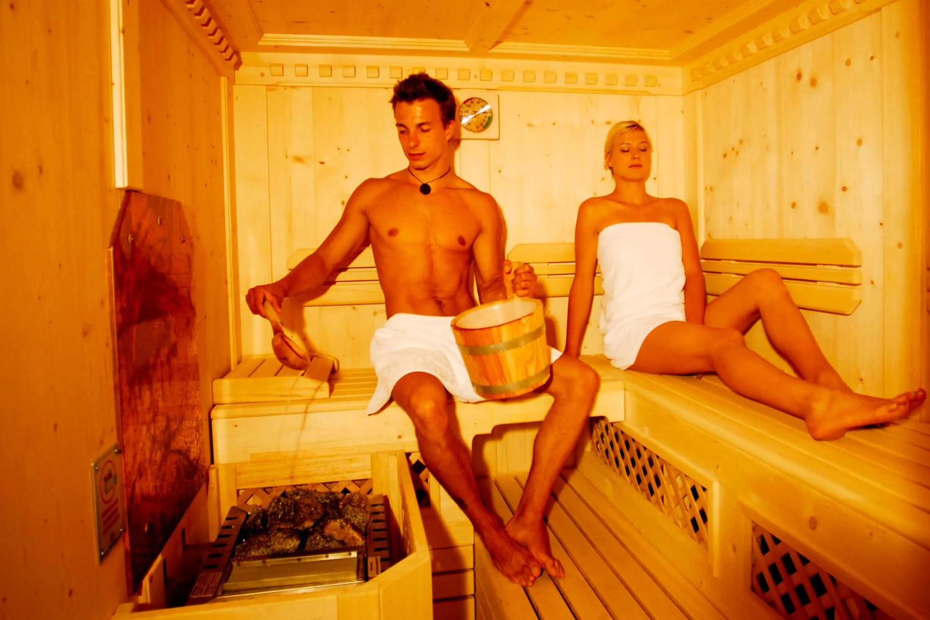 Sauna in Garni Hotel and Apartments Wildbach