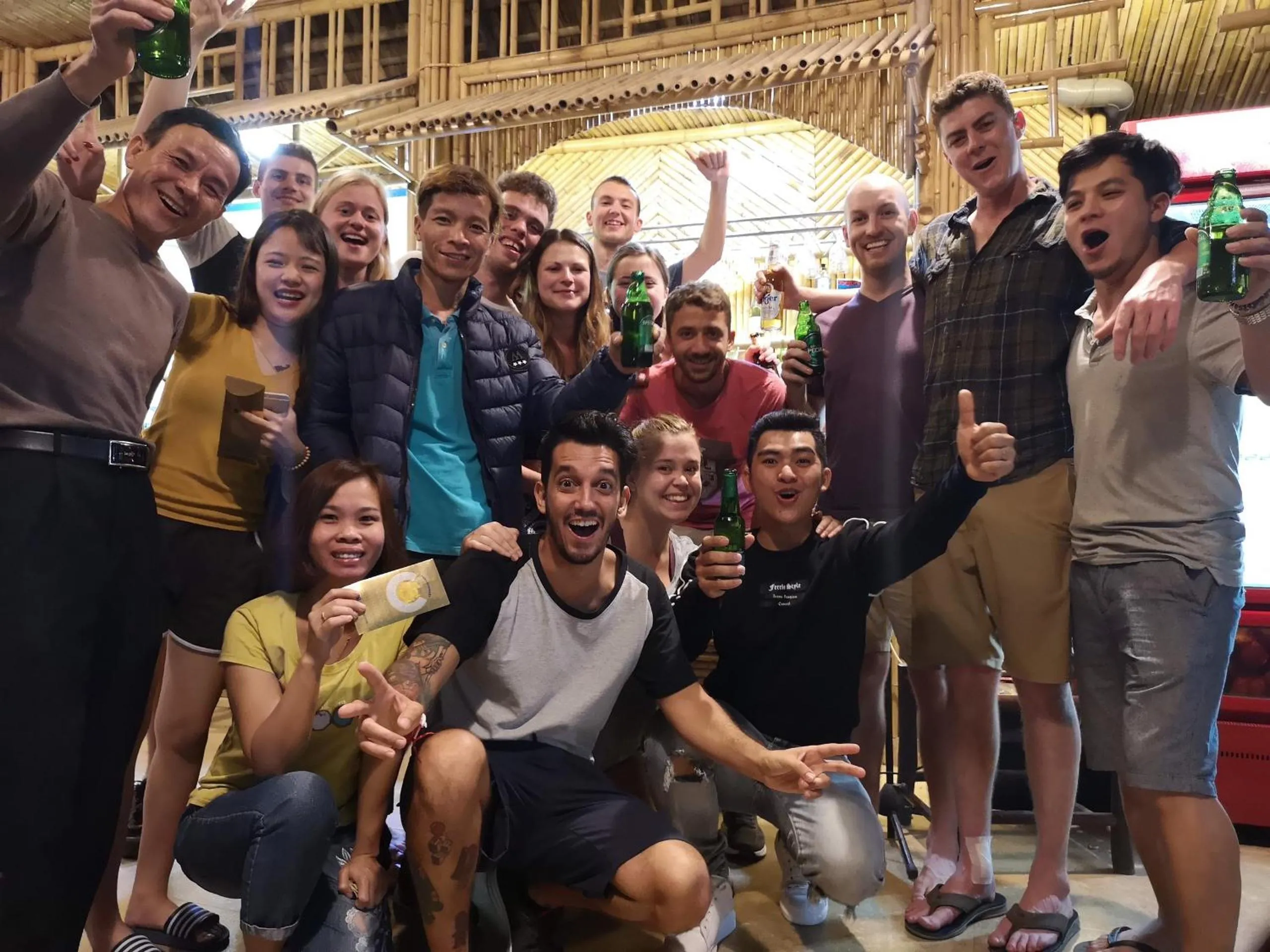 People in Green Mountain Homestay