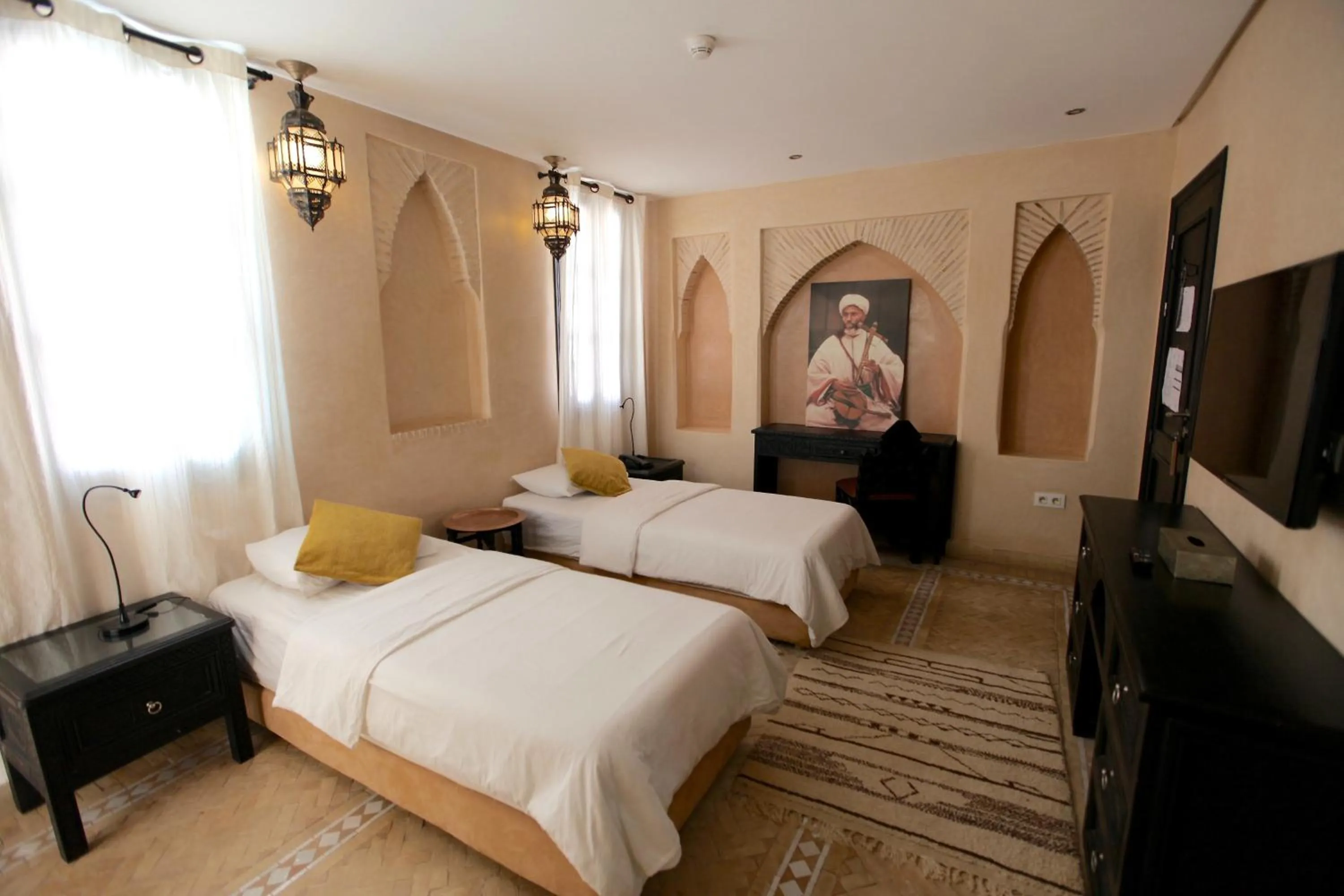 Bed in Riad Dar Haven