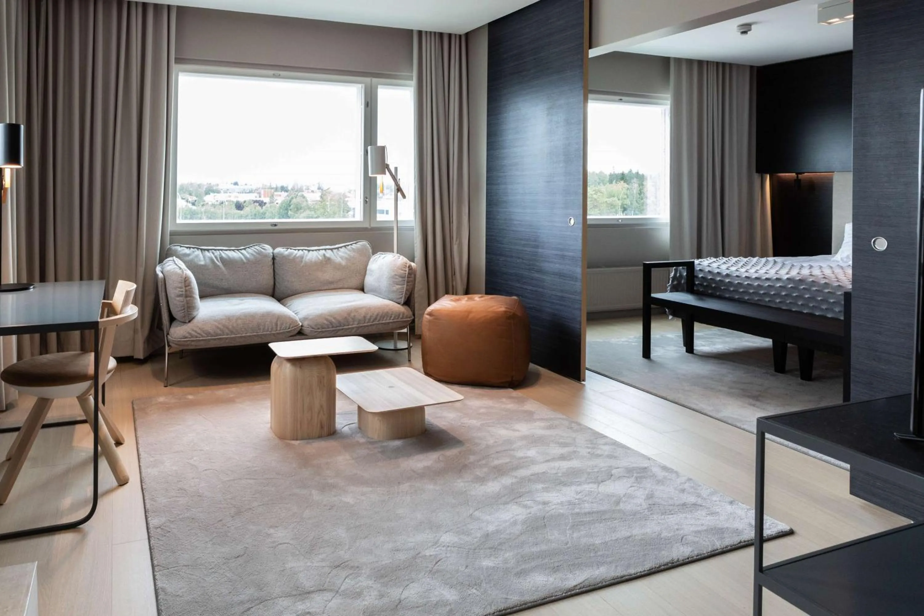 Bedroom, Bed in Scandic Helsinki Aviacongress