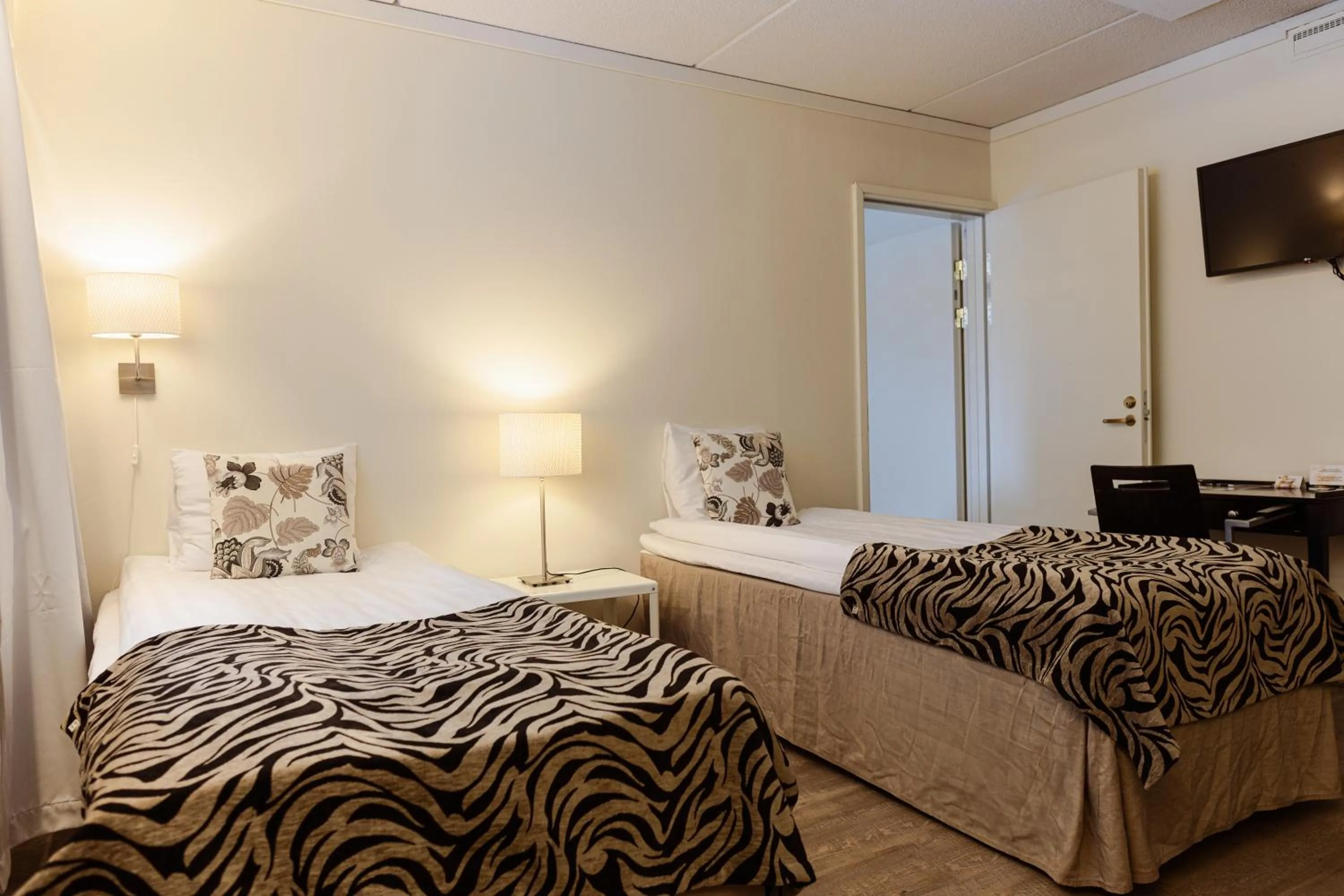 Bed in Hotel Sorsanpesä