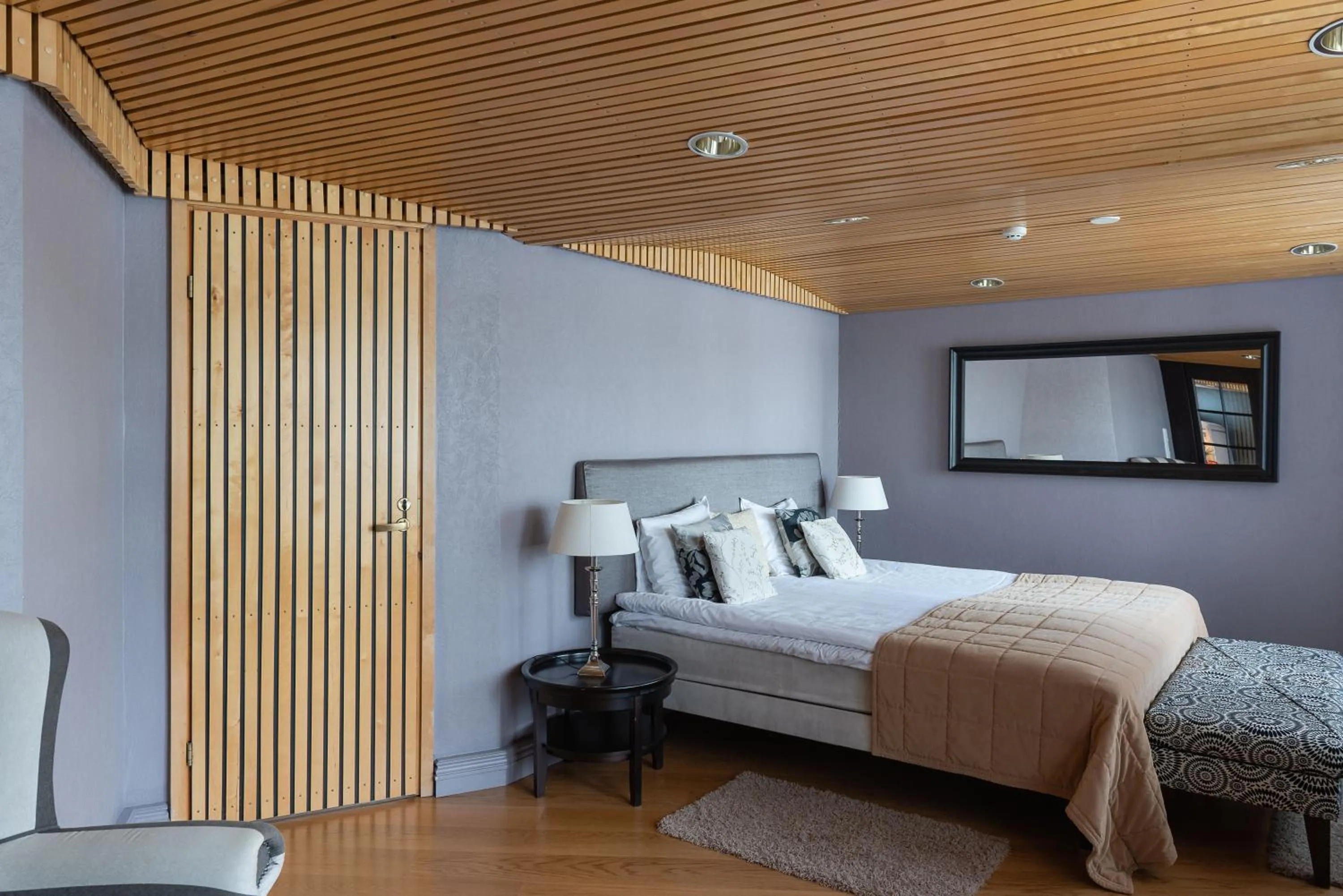 Bed in Hotel Sorsanpesä