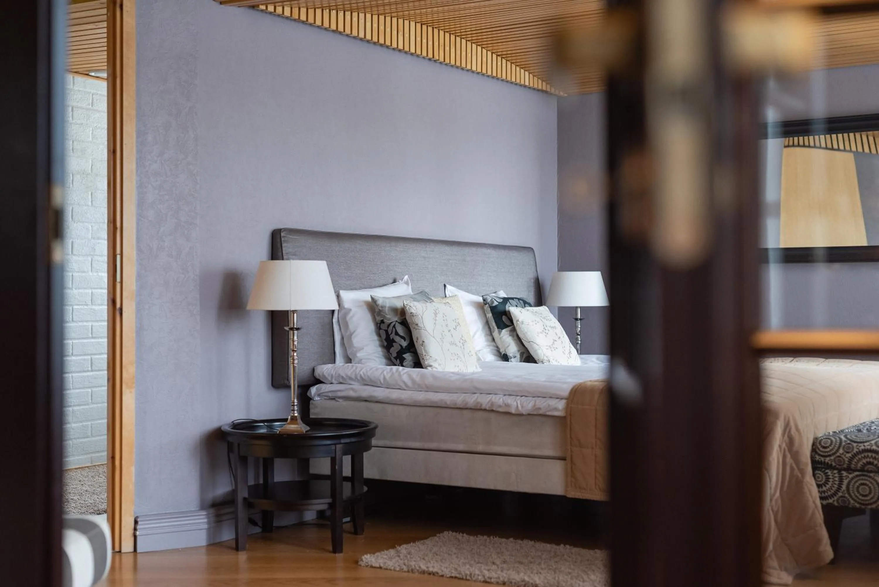 Bedroom, Bed in Hotel Sorsanpesä