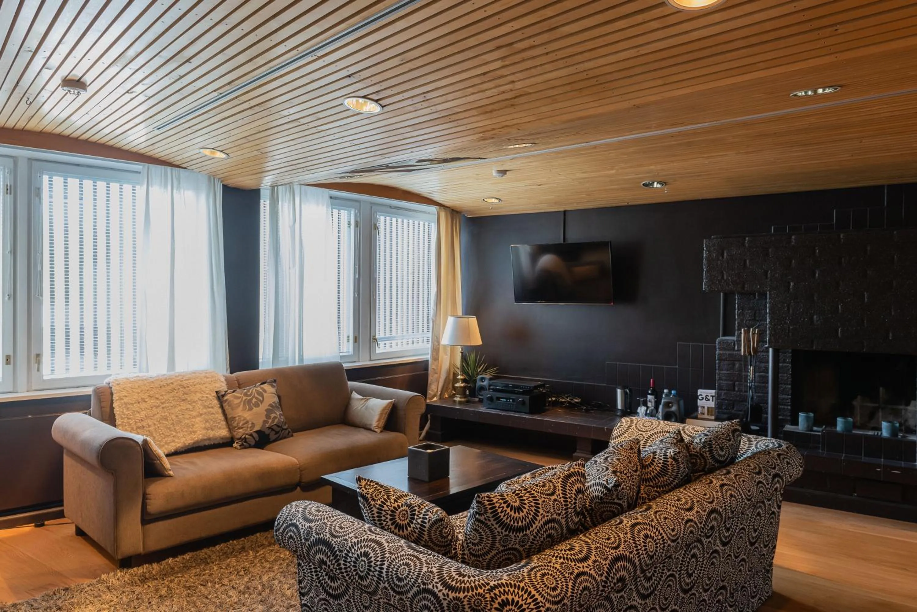 Living room in Hotel Sorsanpesä