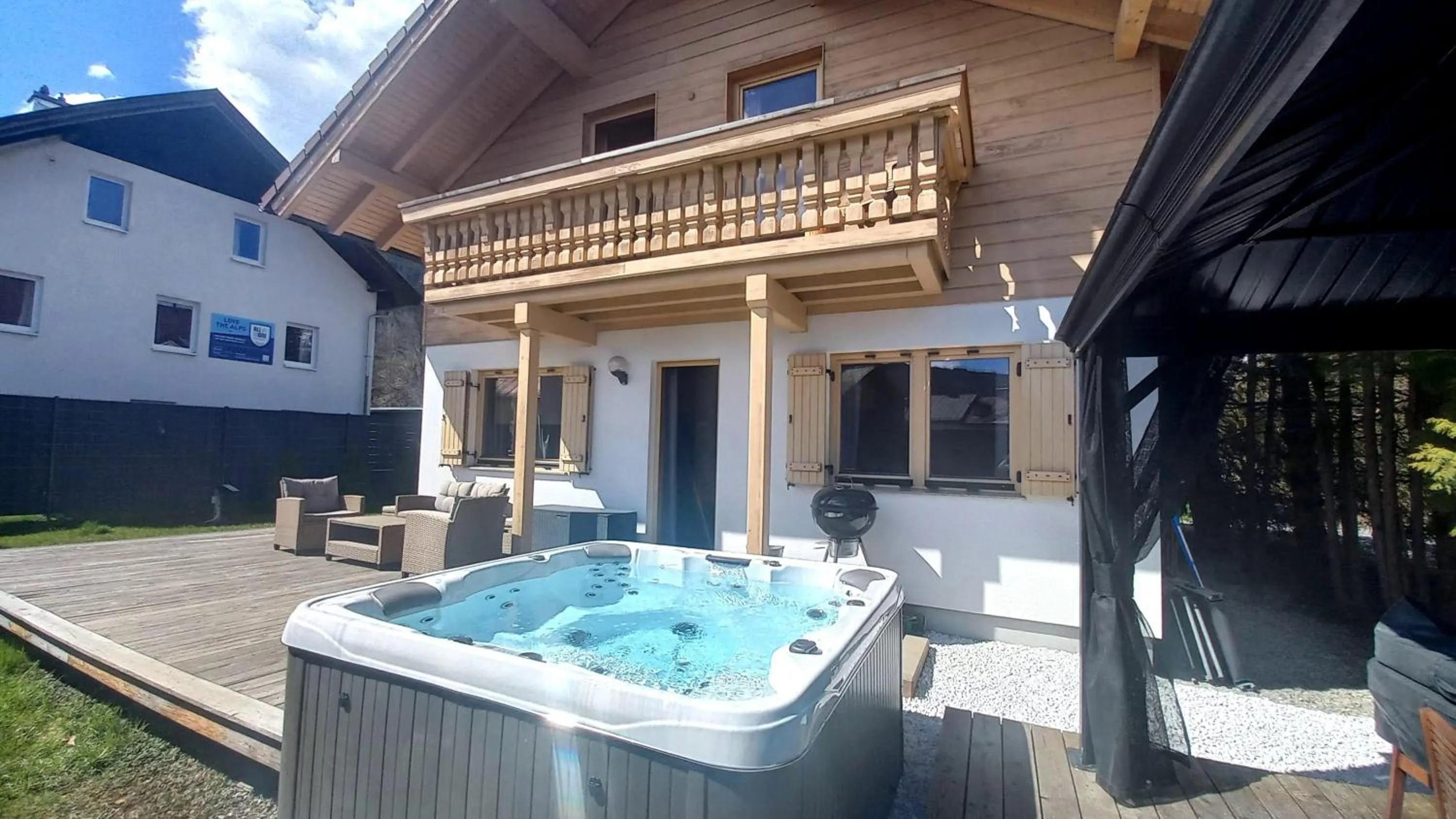 Balcony/Terrace in Chalet Dacha