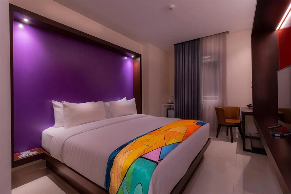 Bed in Grand Picasso Hotel
