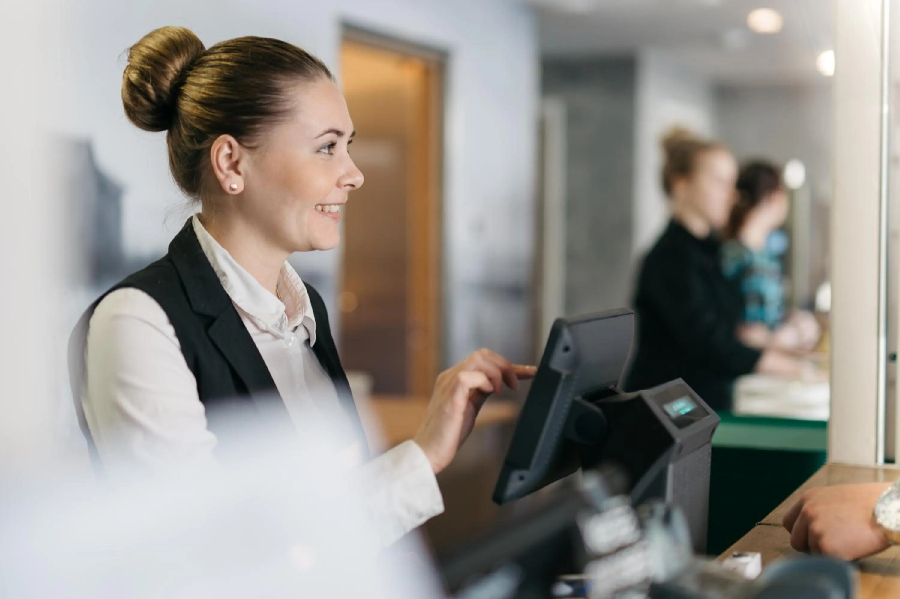 Staff in GreenStar Hotel Joensuu