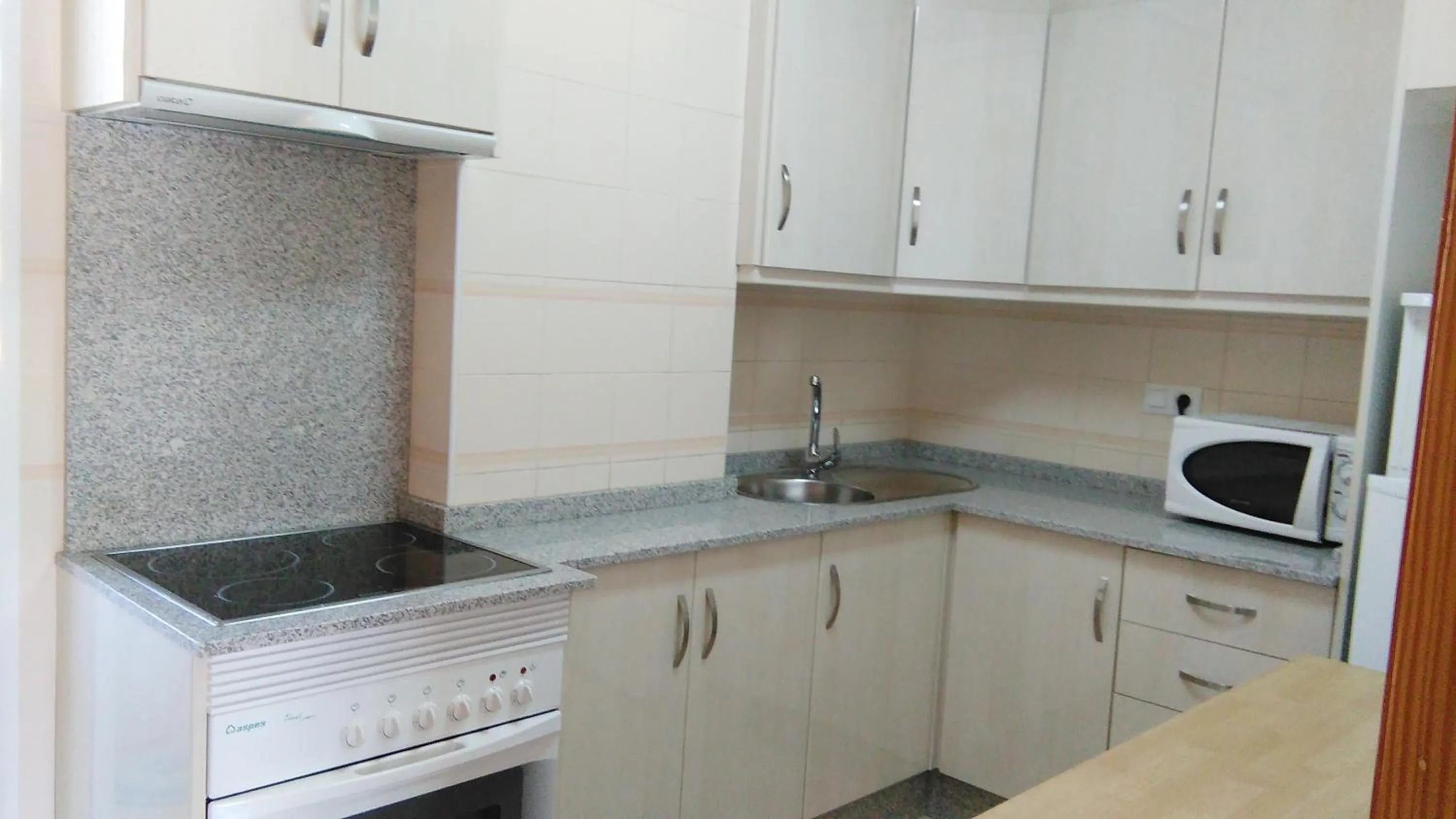 Kitchen or kitchenette in Apartamentos Copacabana Playa