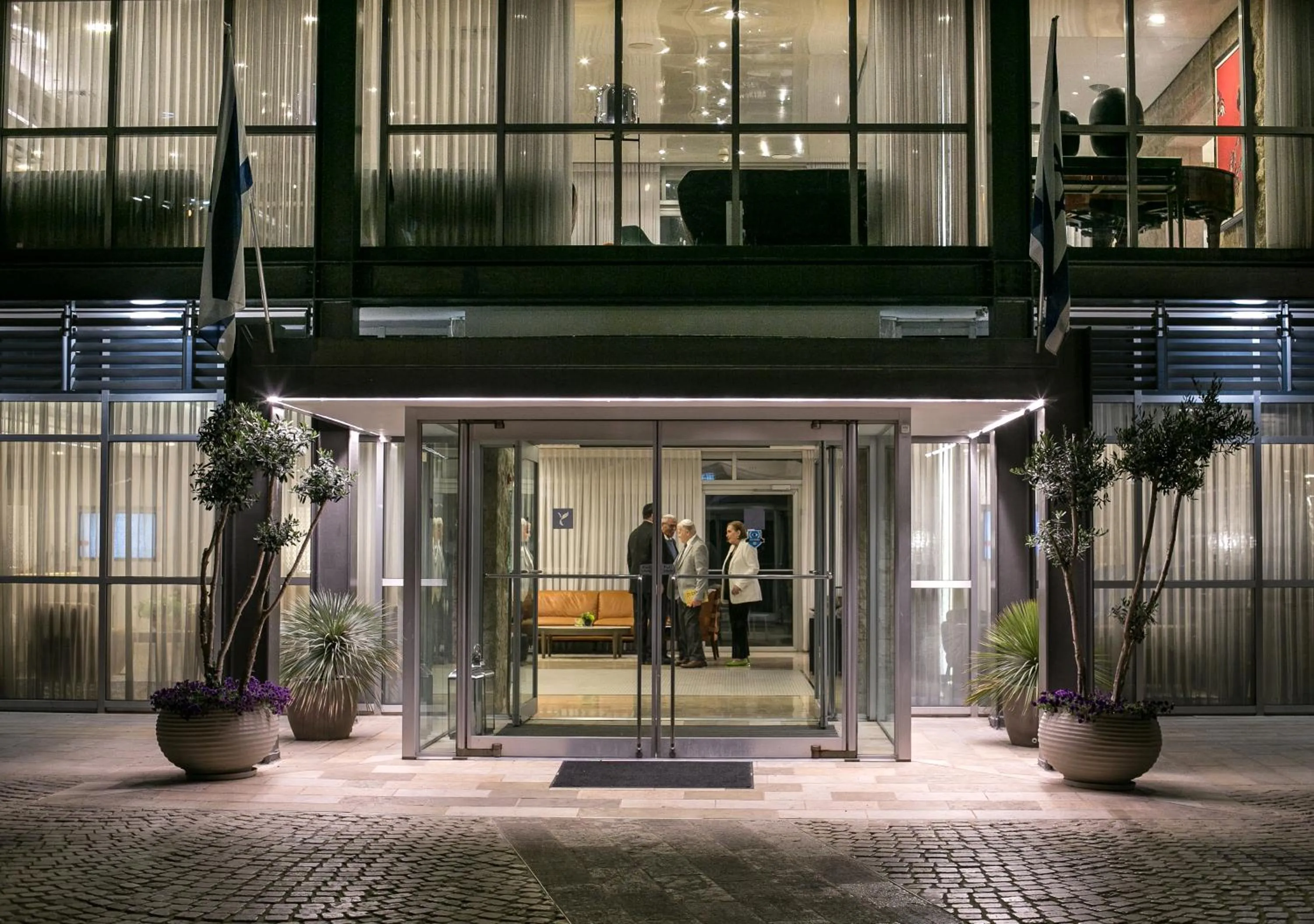 Facade/entrance in Hotel Yehuda