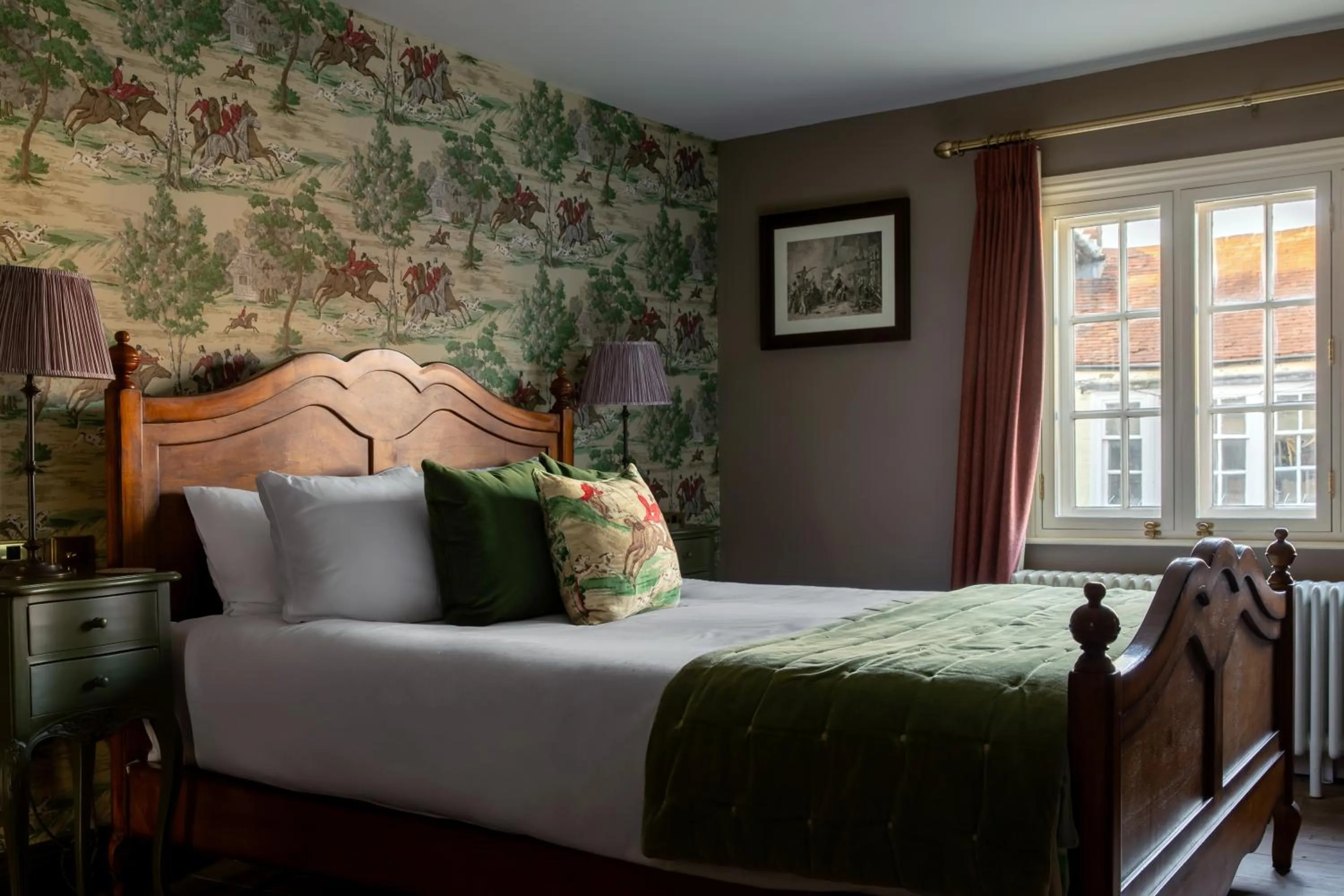 Bed in The Crown Inn