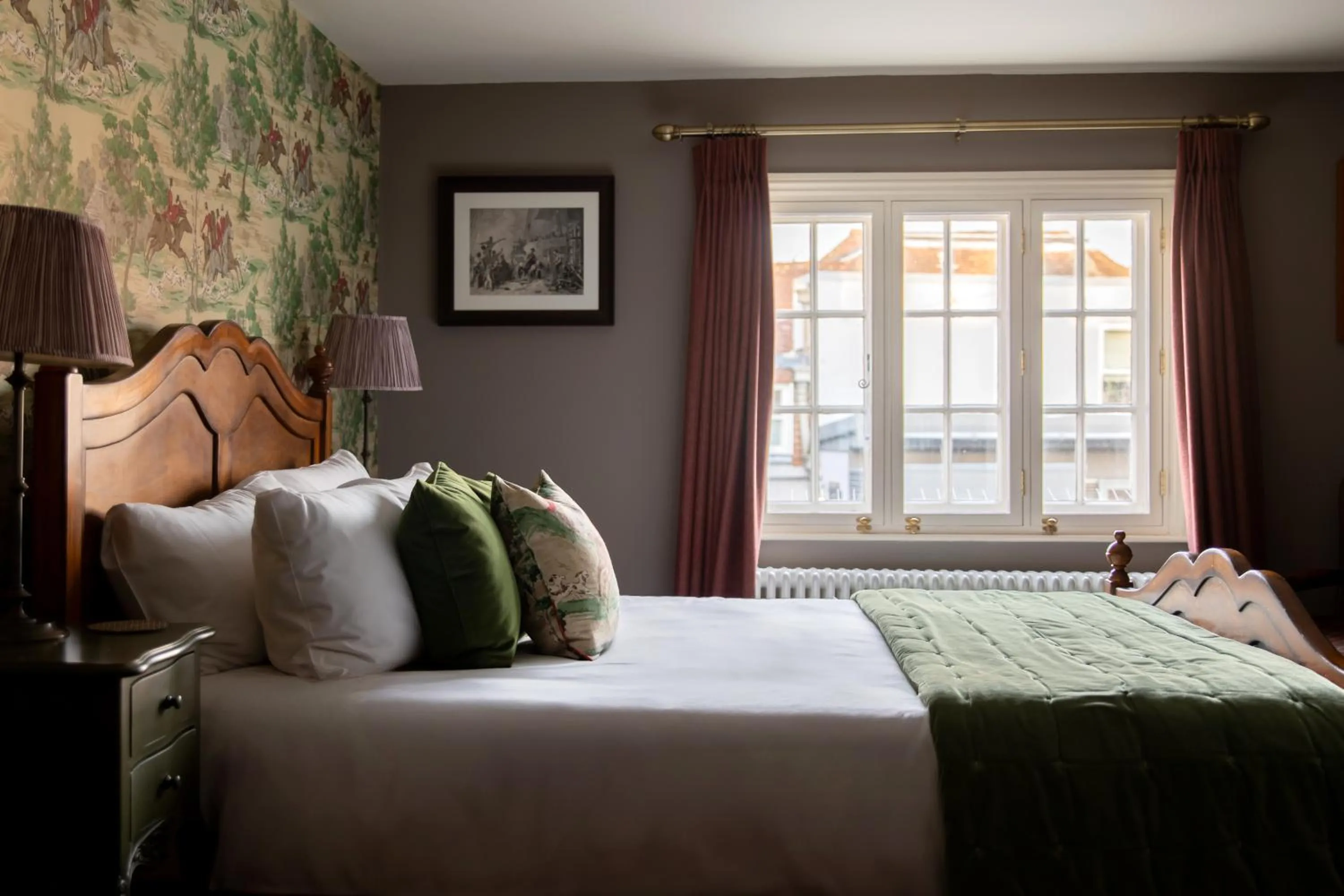 Bed in The Crown Inn