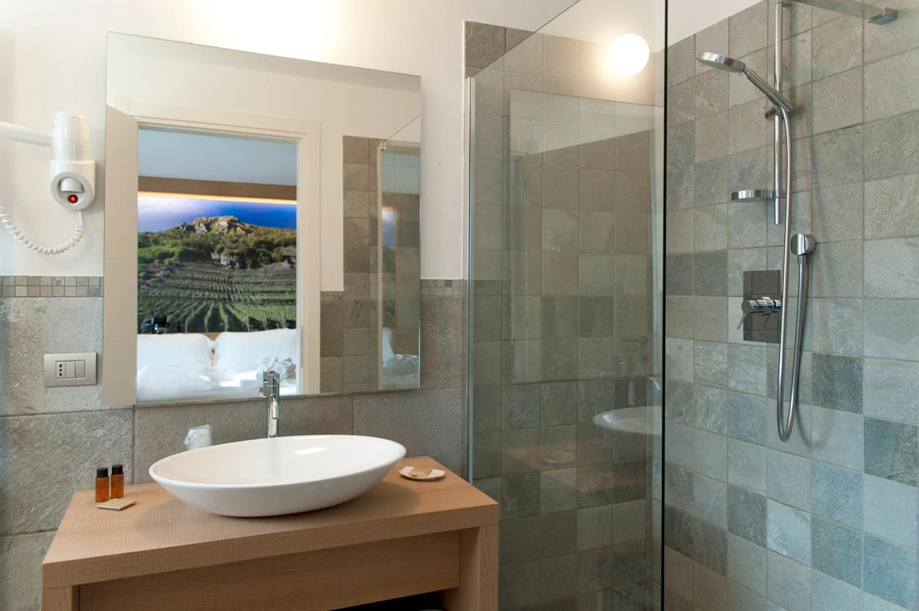 Bathroom in Wine Hotel Retici Balzi
