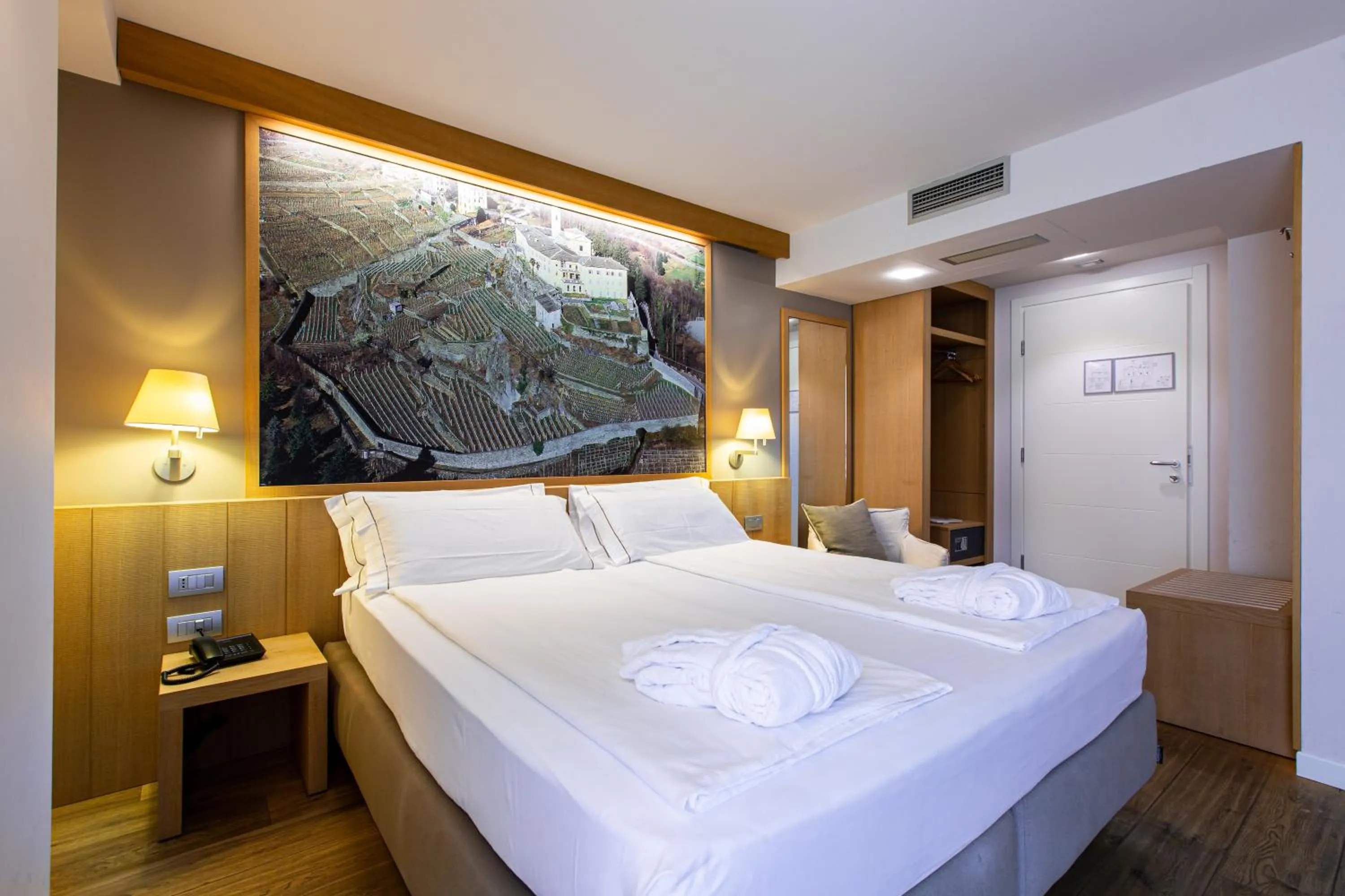 Bed in Wine Hotel Retici Balzi