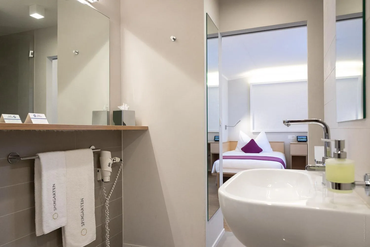 Bathroom in Hotel Spirgarten