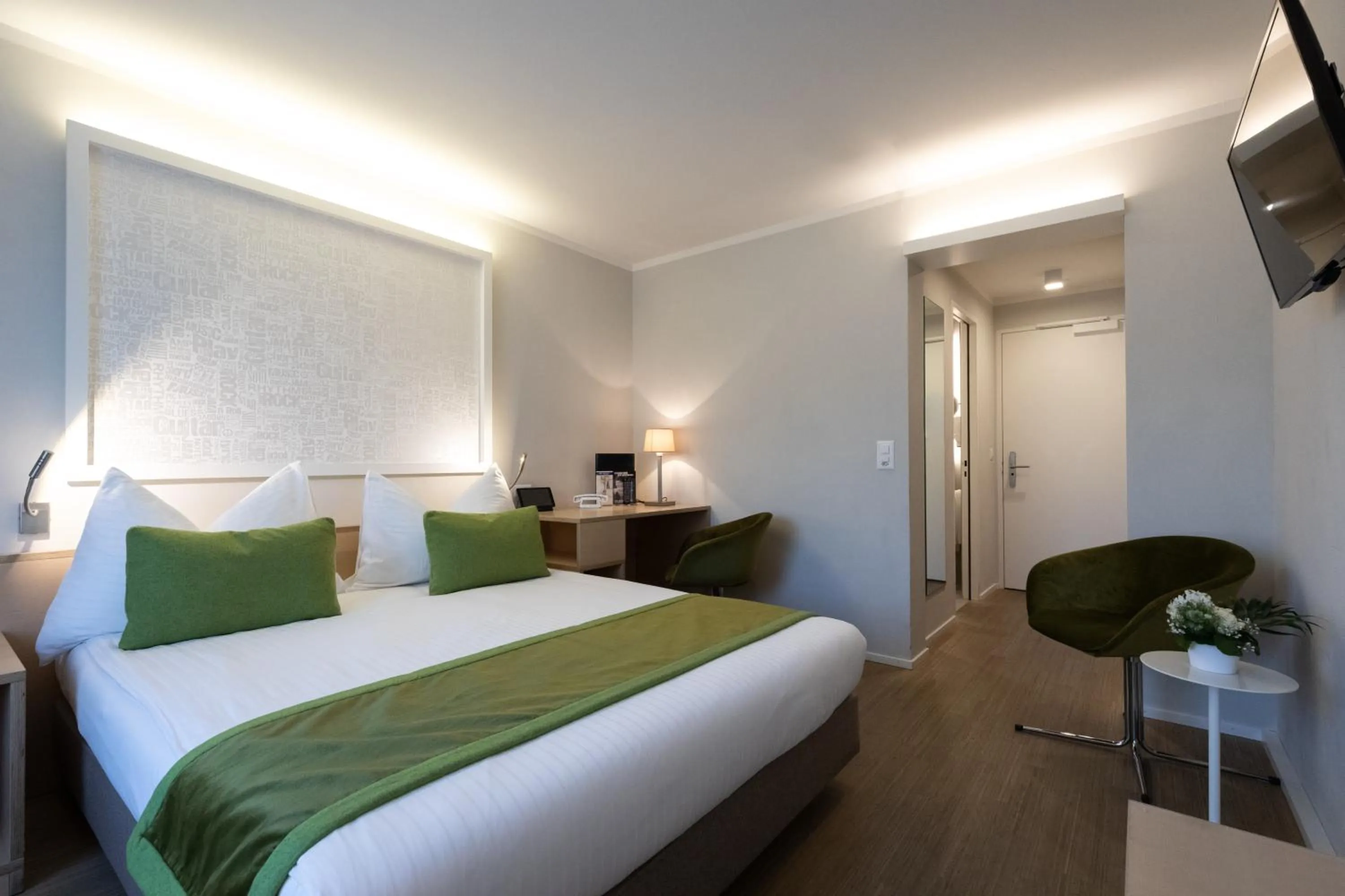 Bed in Hotel Spirgarten