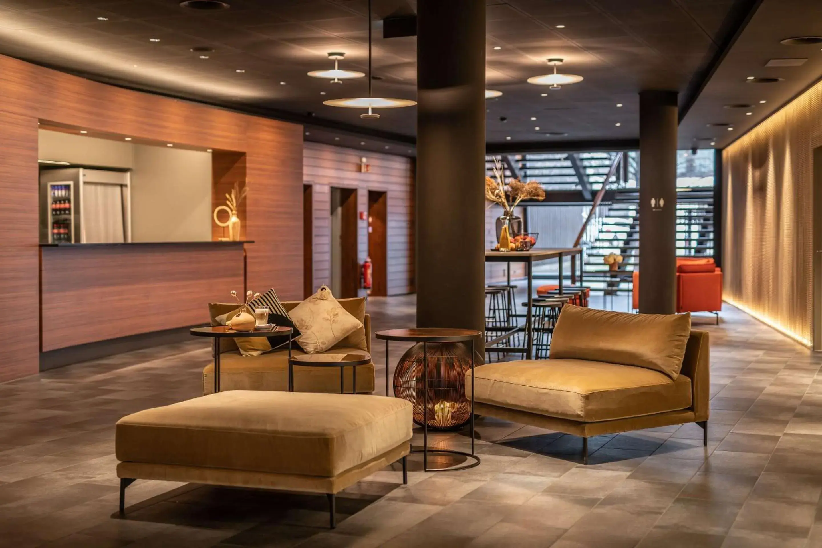 Lobby or reception in Hotel Spirgarten Lobby or reception in Hotel Spirgarten