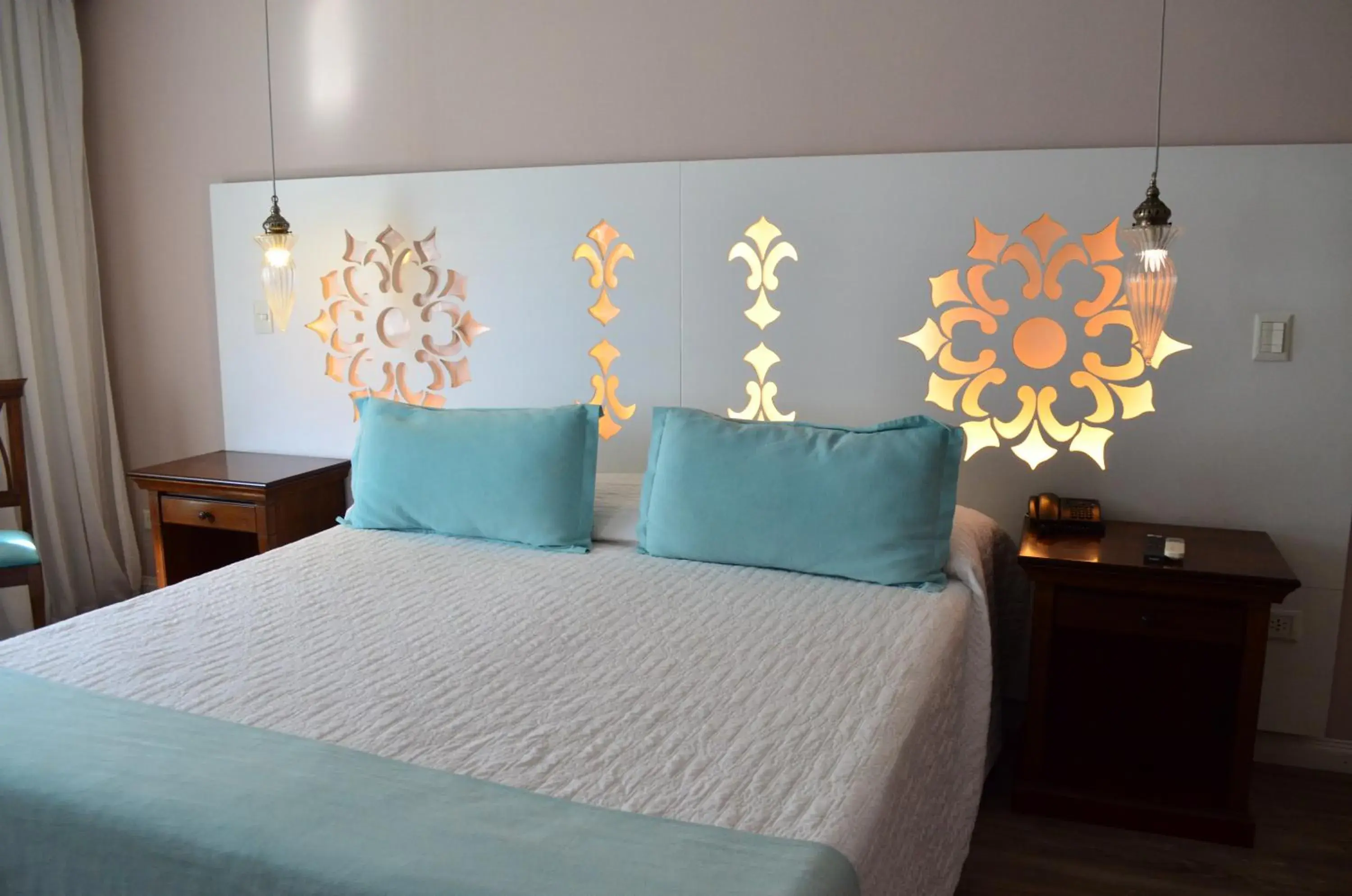 Bed in Howard Johnson Pilar Resort Spa & Convention Center Bed in Howard Johnson Pilar Resort Spa & Convention Center