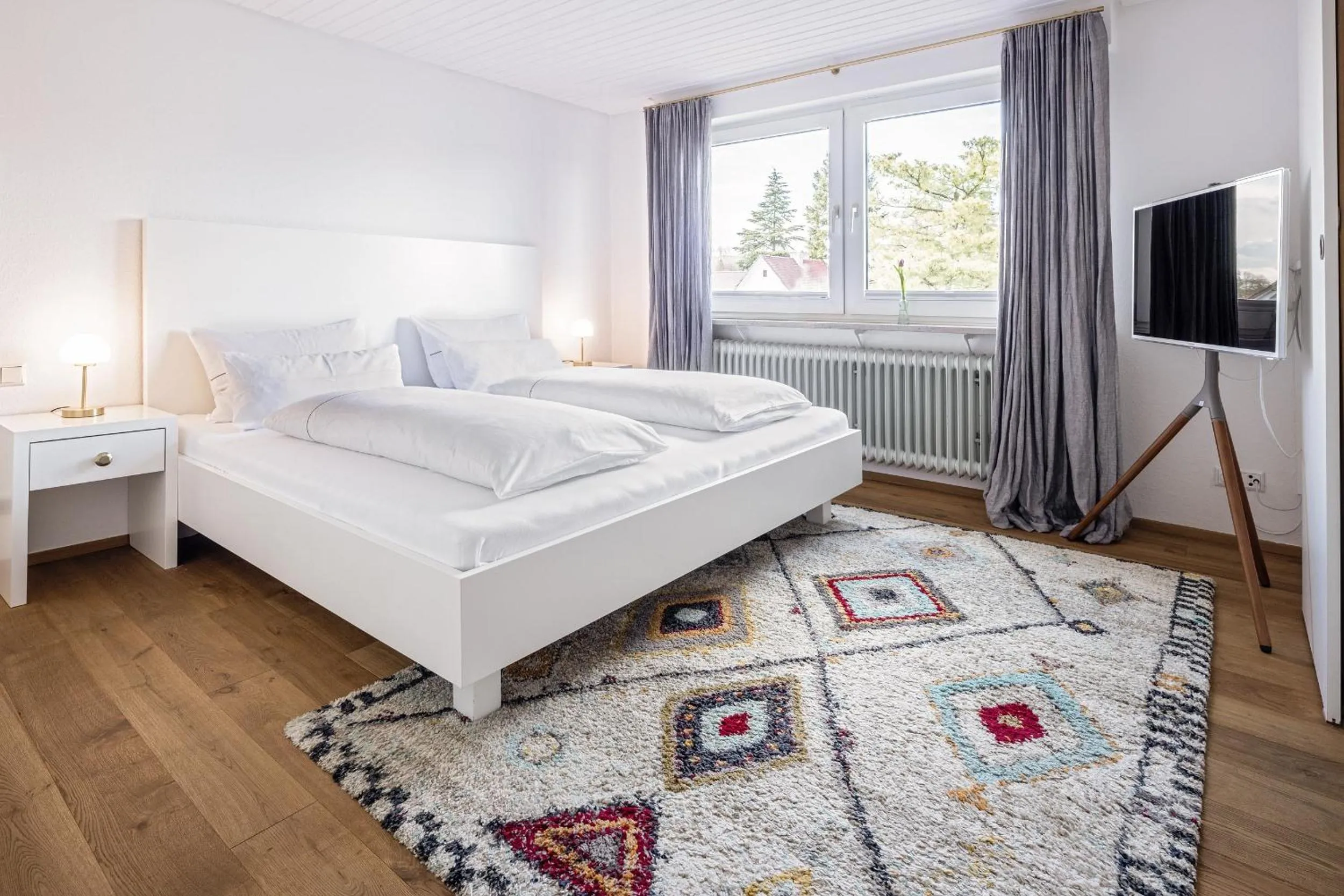 Bedroom, Bed in Villa Neugarten