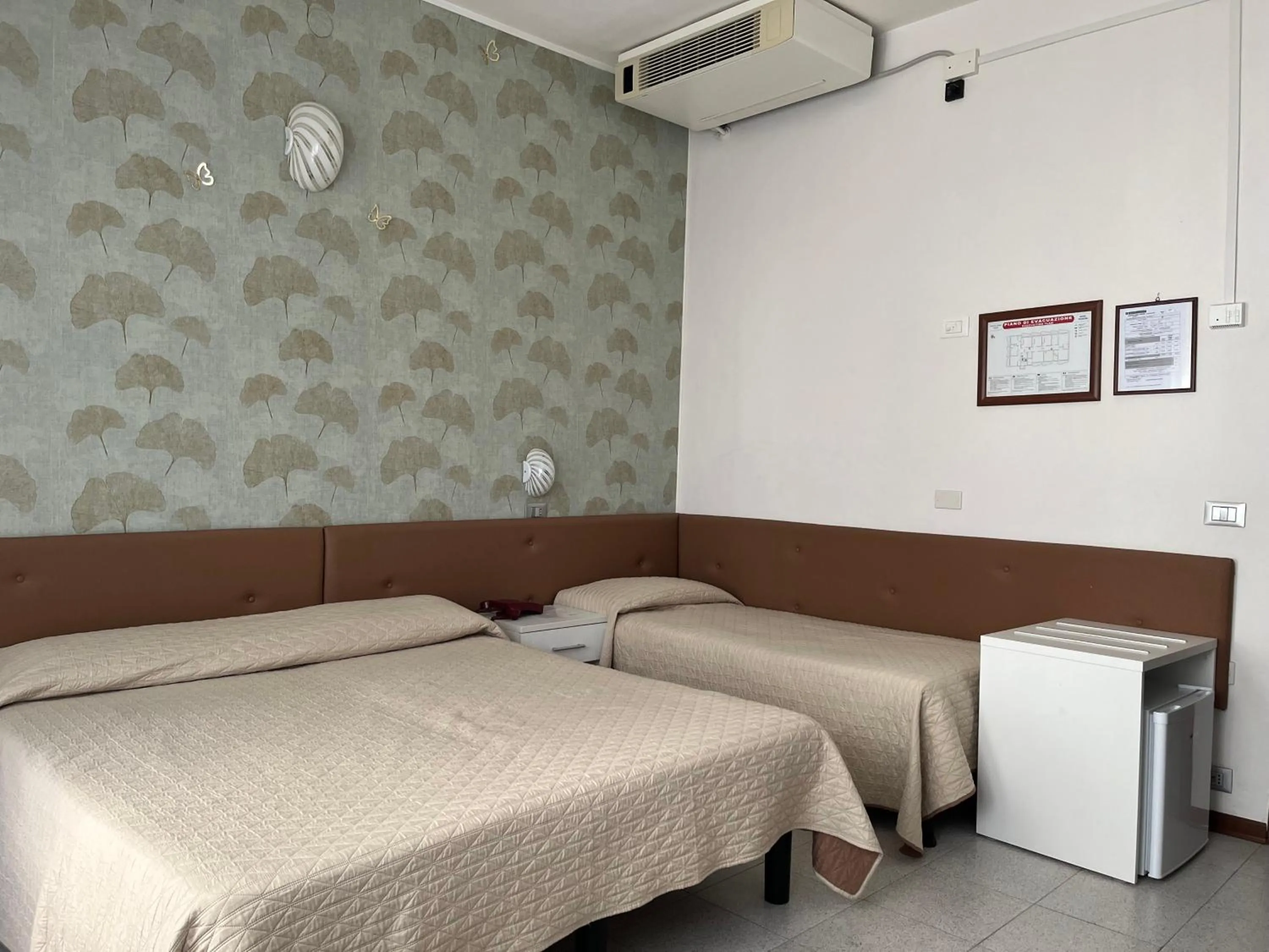 Bed in Hotel Touring