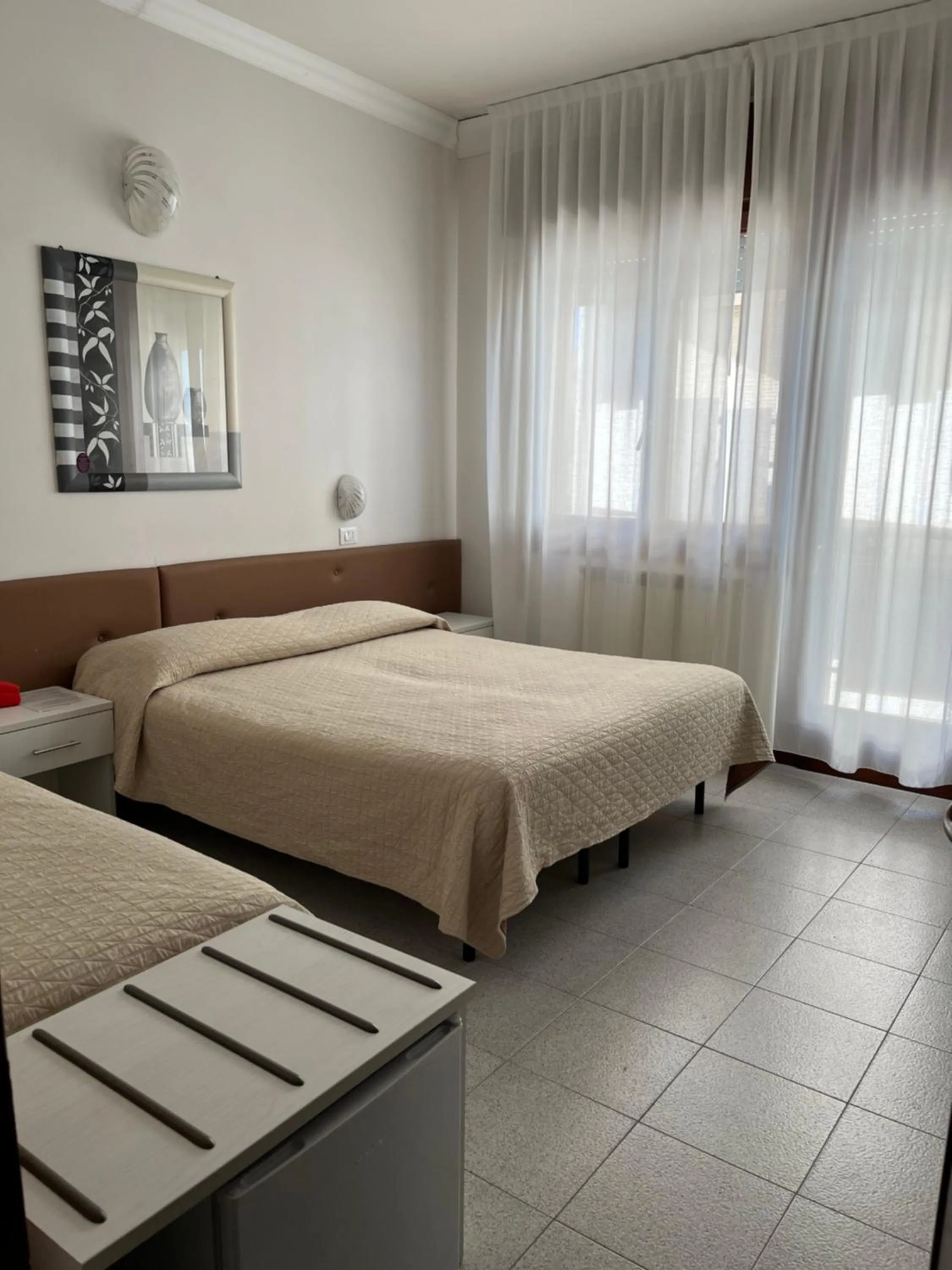 Bed in Hotel Touring