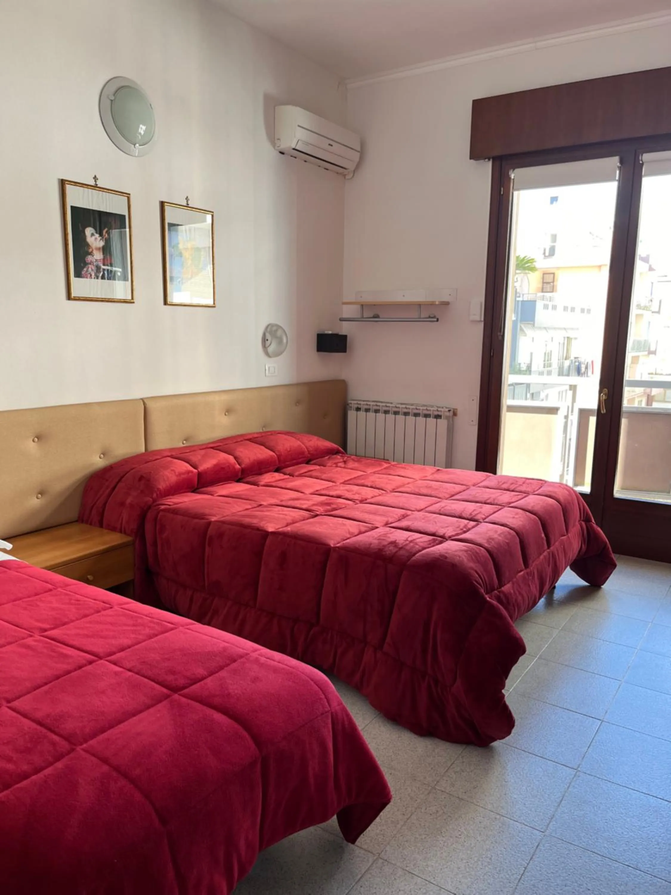 Bed in Hotel Touring