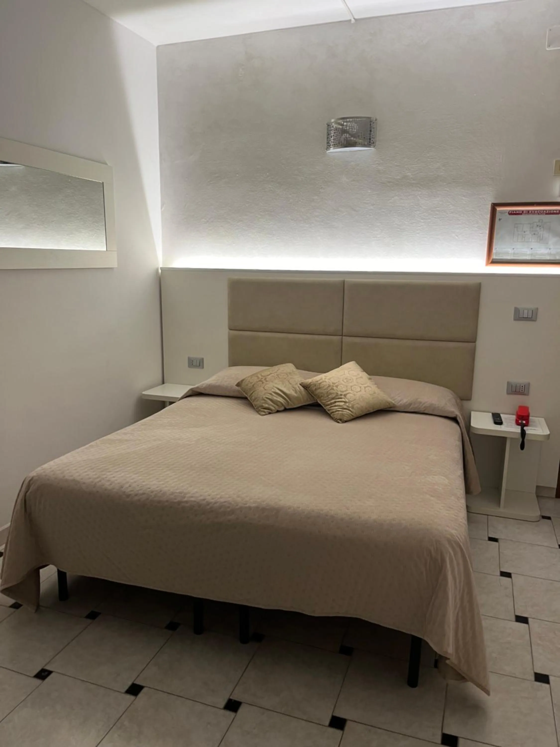 Bed in Hotel Touring