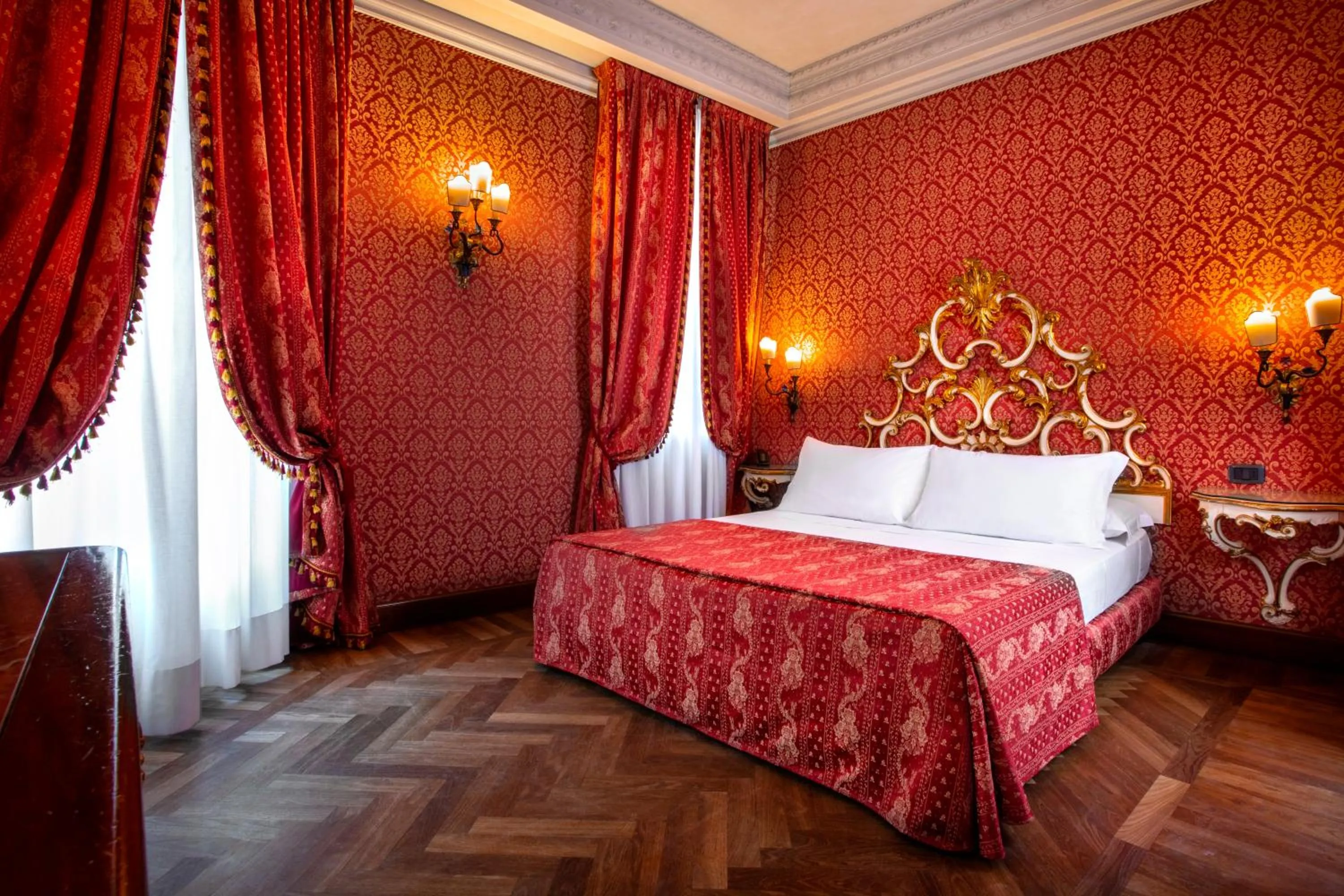 Balcony/Terrace, Bed in Palazzina Veneziana