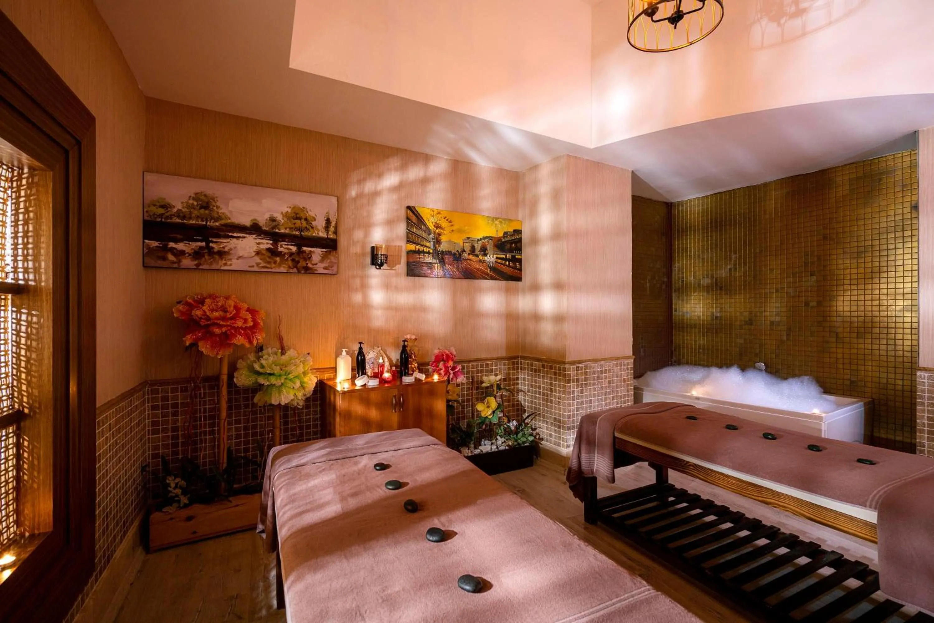 Spa and wellness centre/facilities, Bed in Leodikya Kirman Premium - Ultra All Inclusive