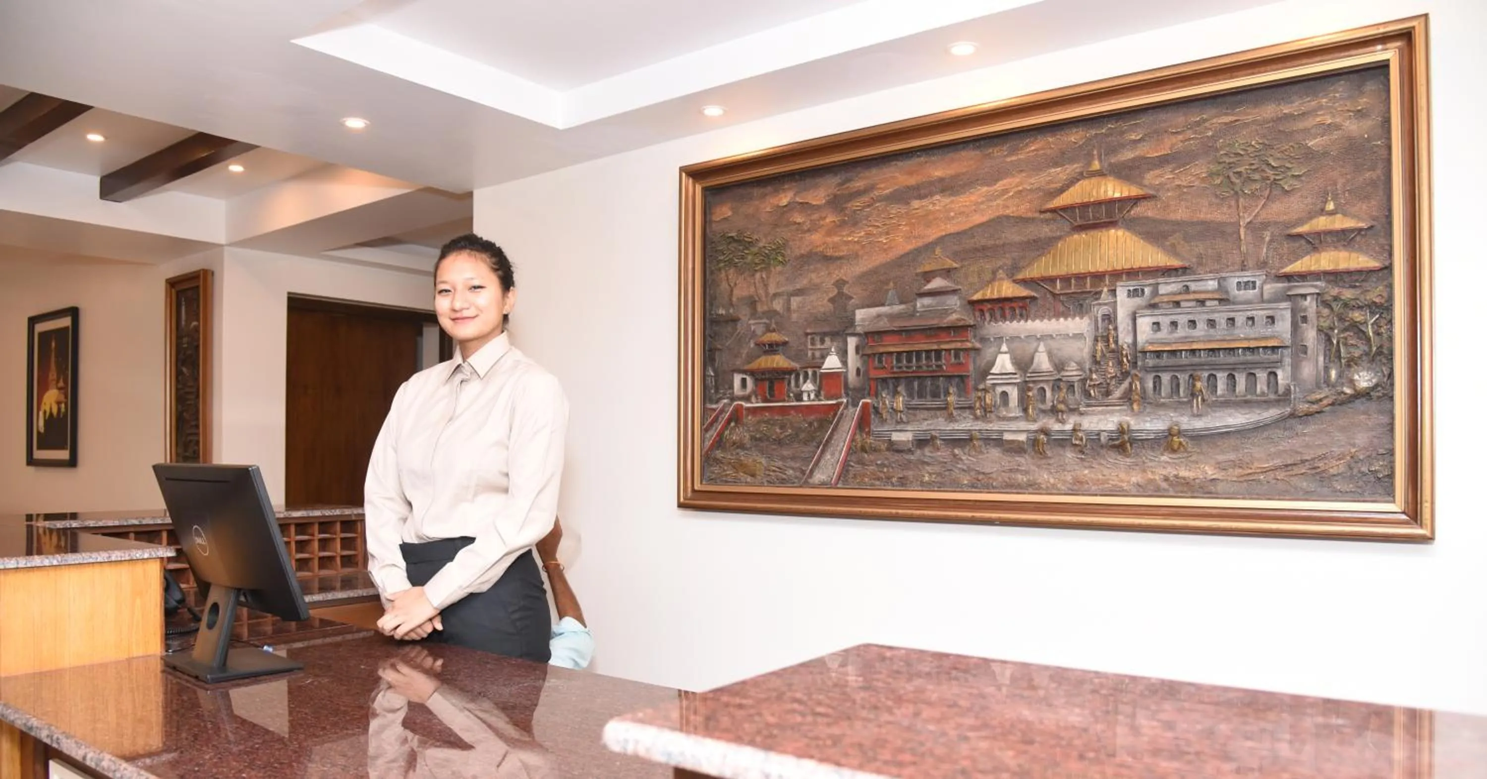 Lobby or reception in Kailash Kuti Inn