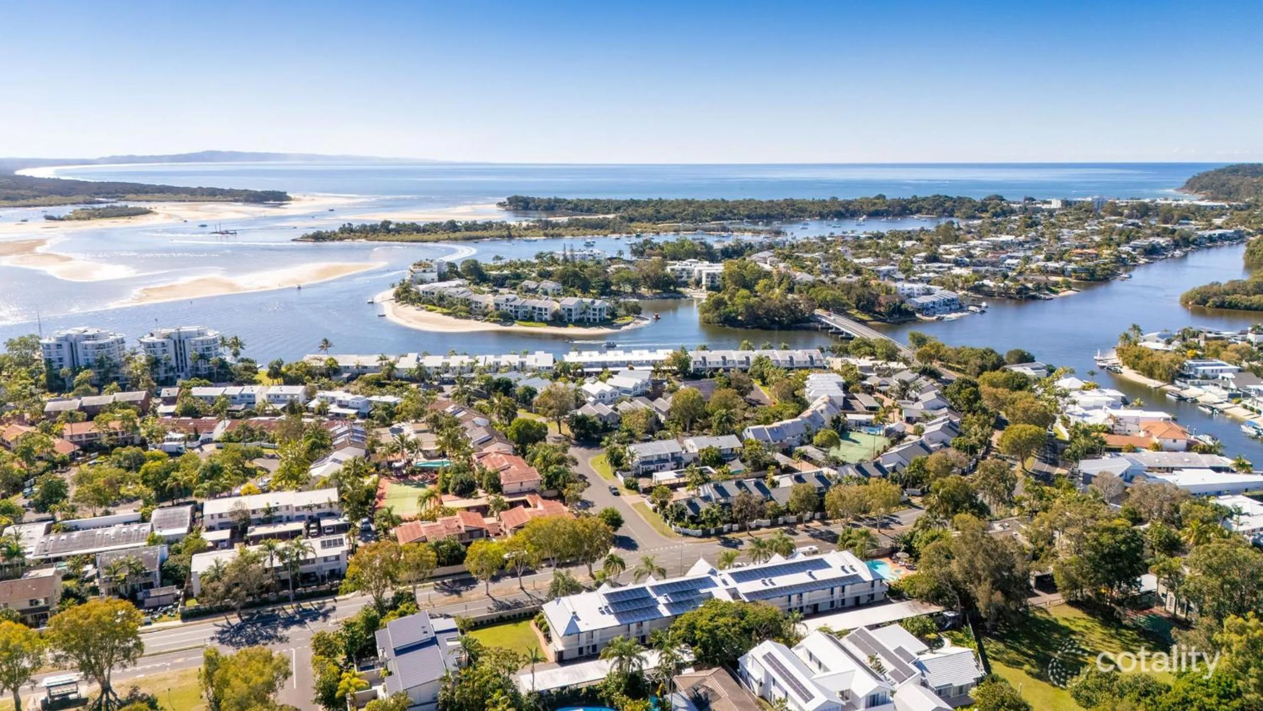 Bird's eye view in At The Sound Noosa