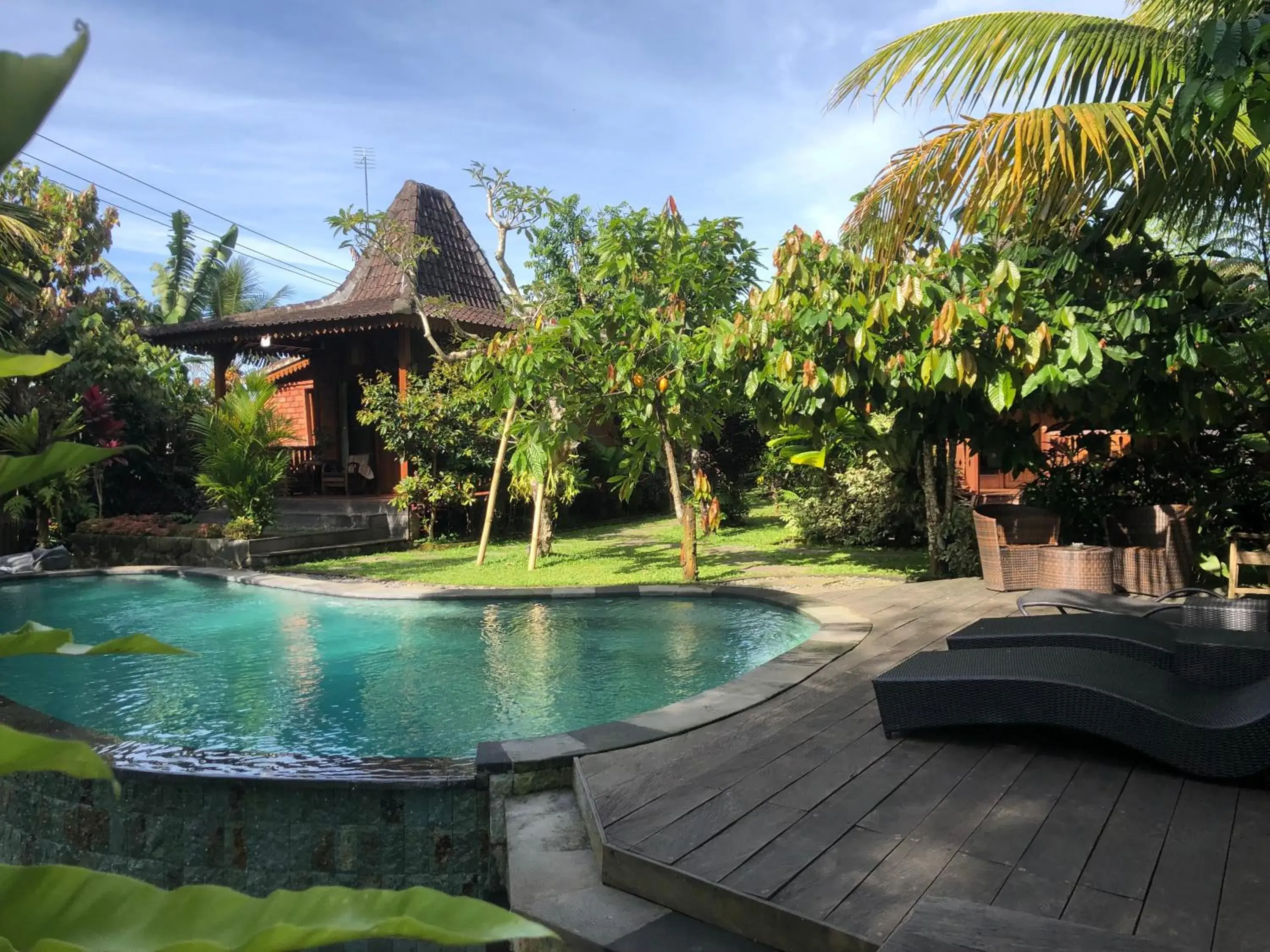 Double Room with Pool View in Mirah Guest House Double Room with Pool View in Mirah Guest House