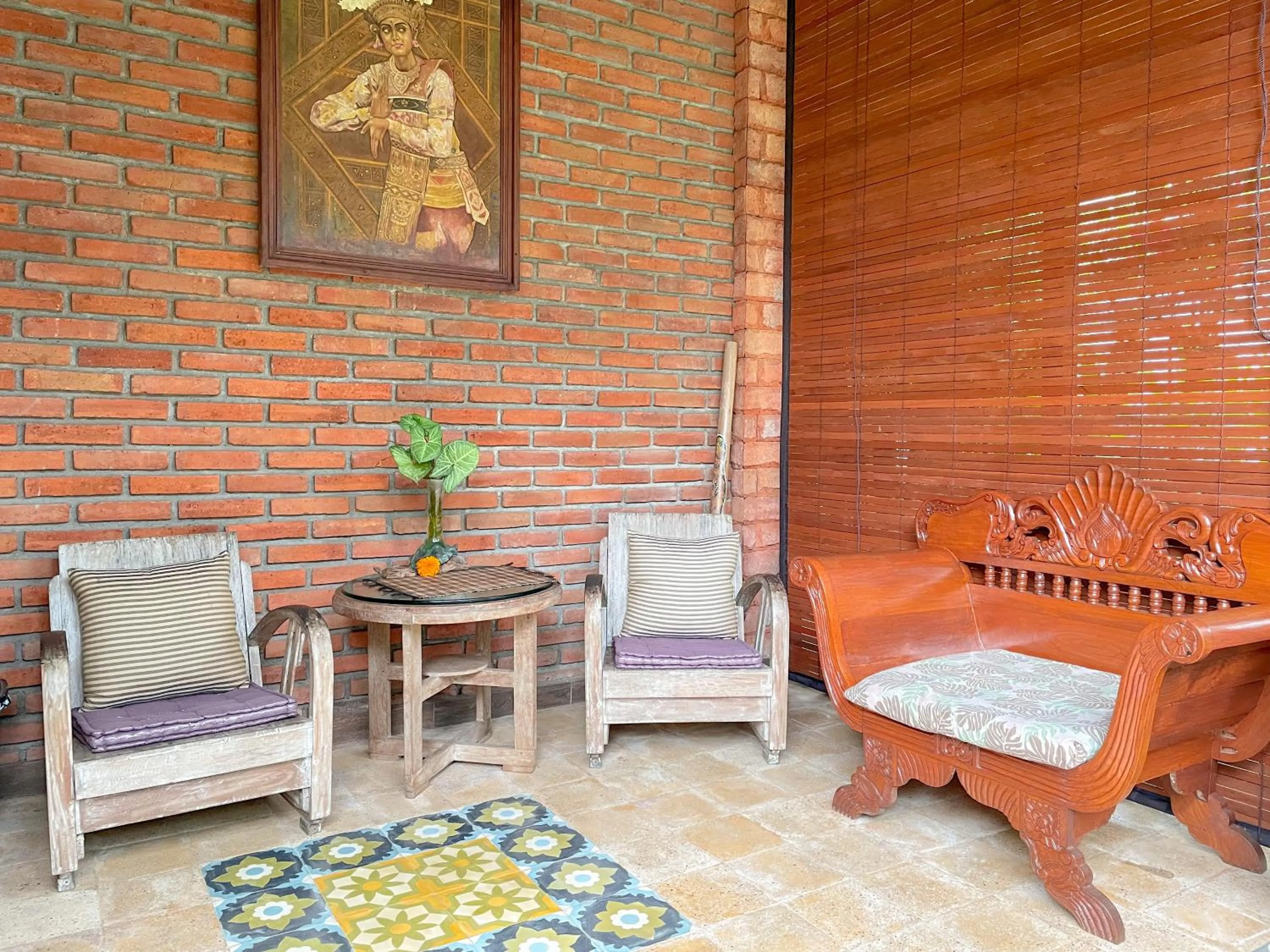 Patio in Mirah Guest House
