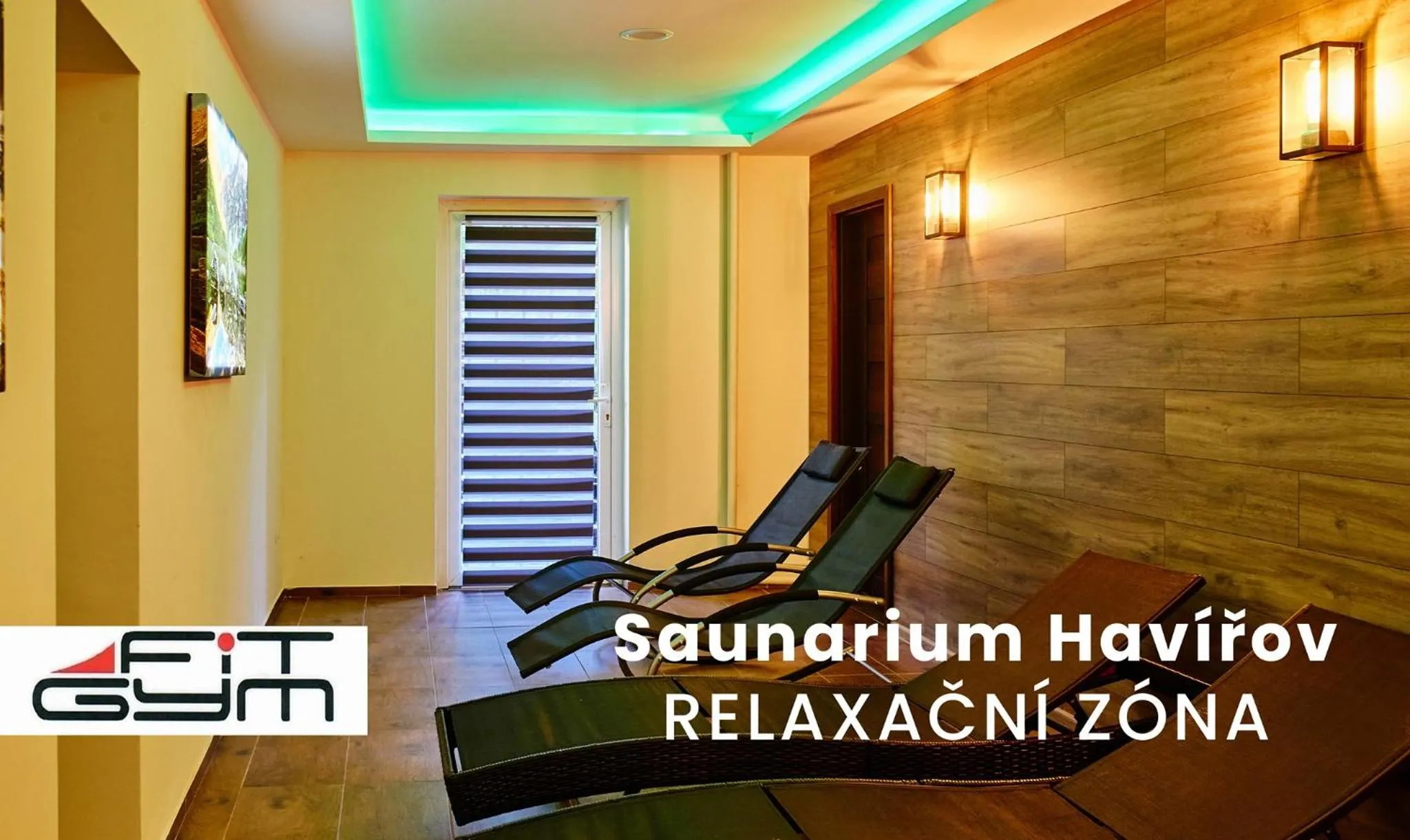 Sauna in Apartmany Fit Gym