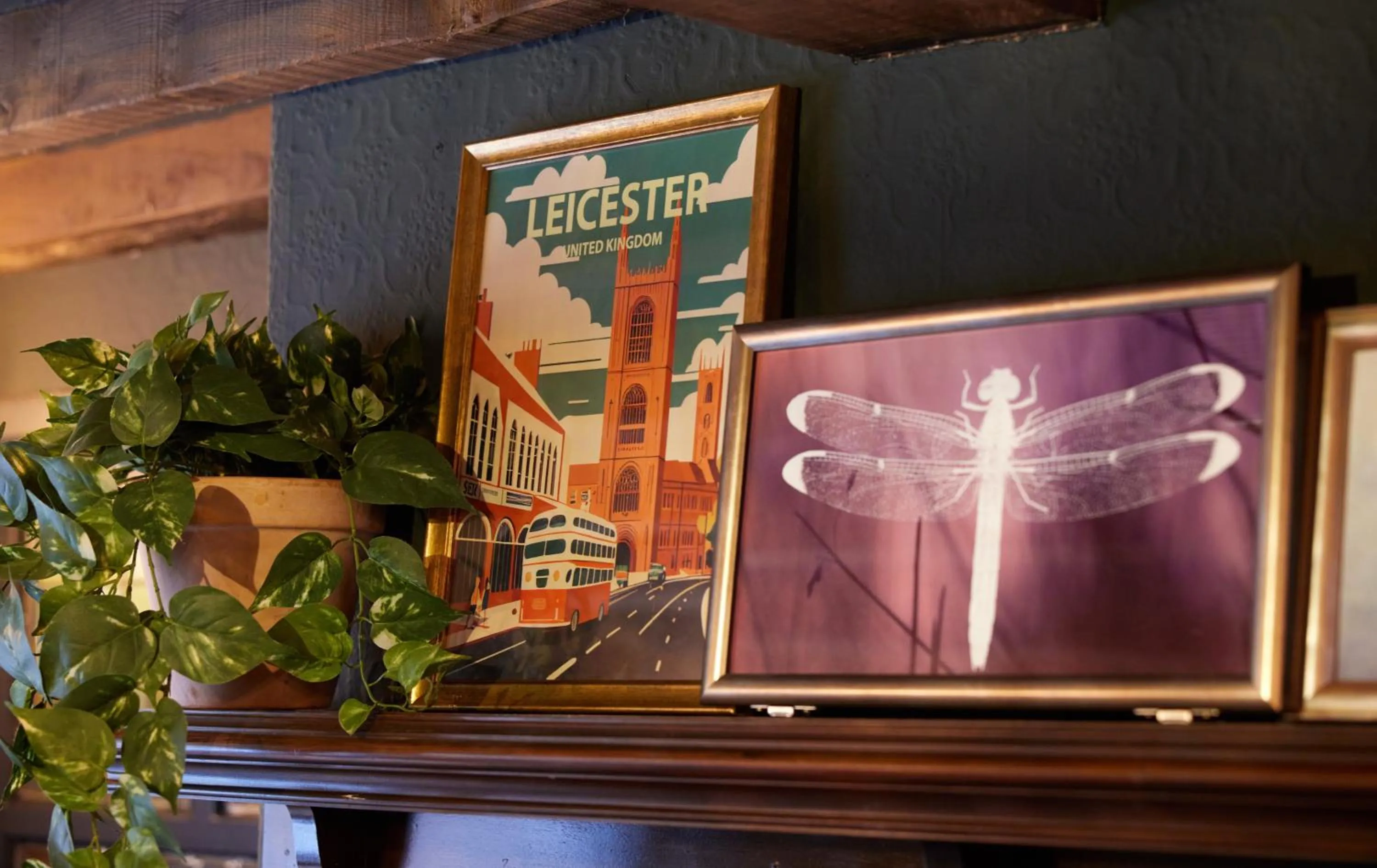 Decorative detail in Narborough Arms