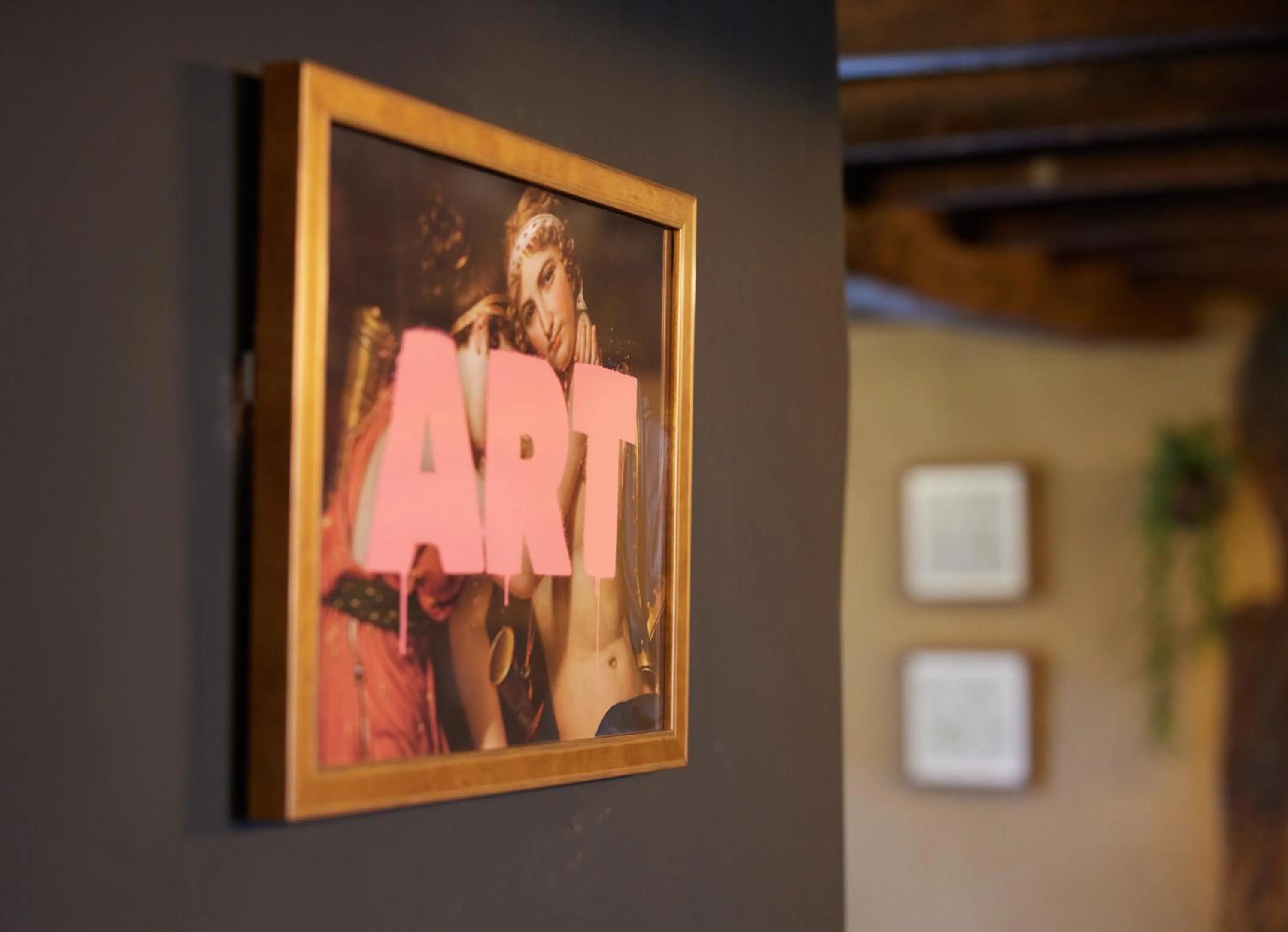Decorative detail in Narborough Arms